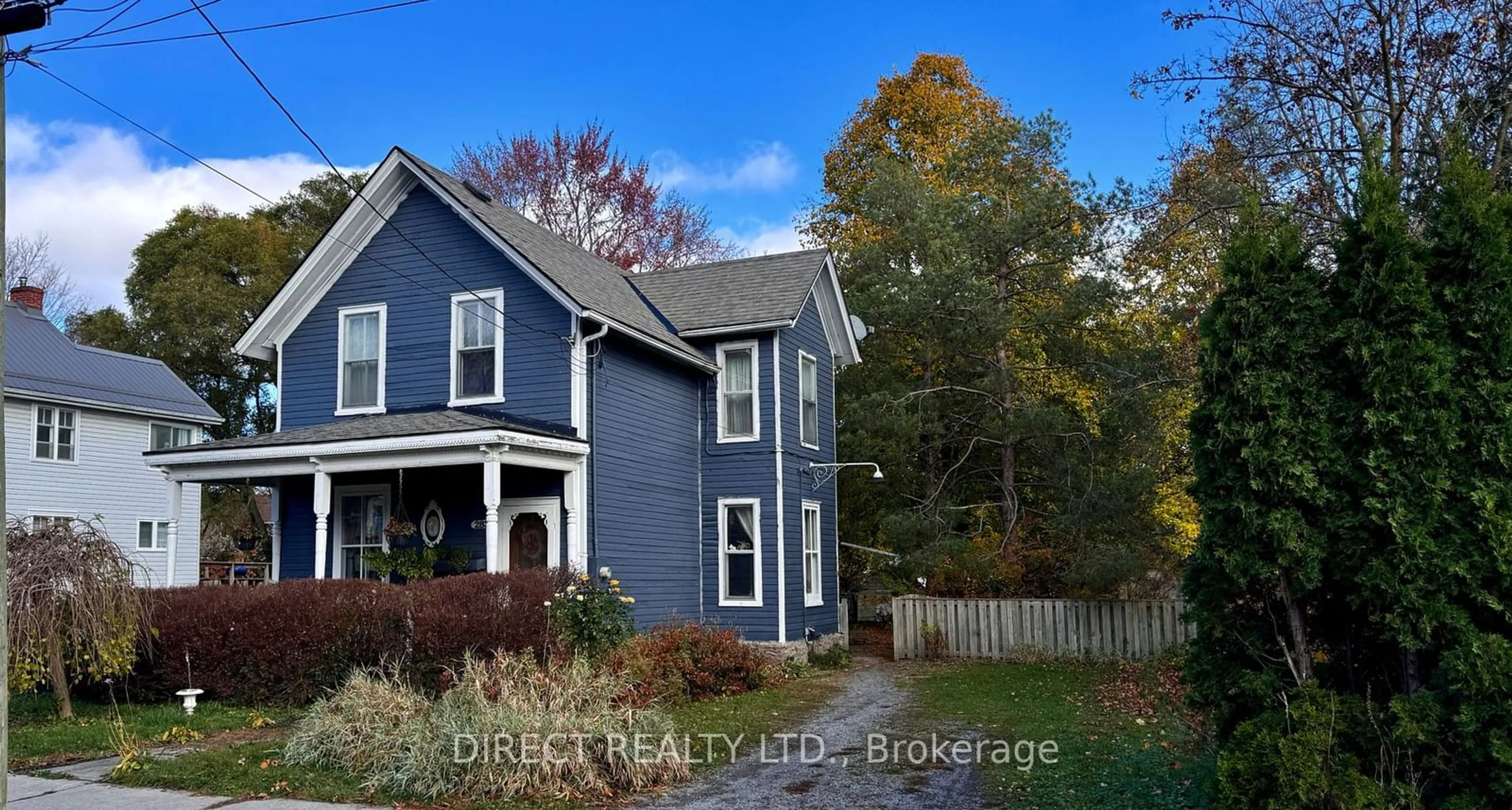 Frontside or backside of a home, the fenced backyard for 283 Foster Ave, Belleville Ontario K8N 3R6