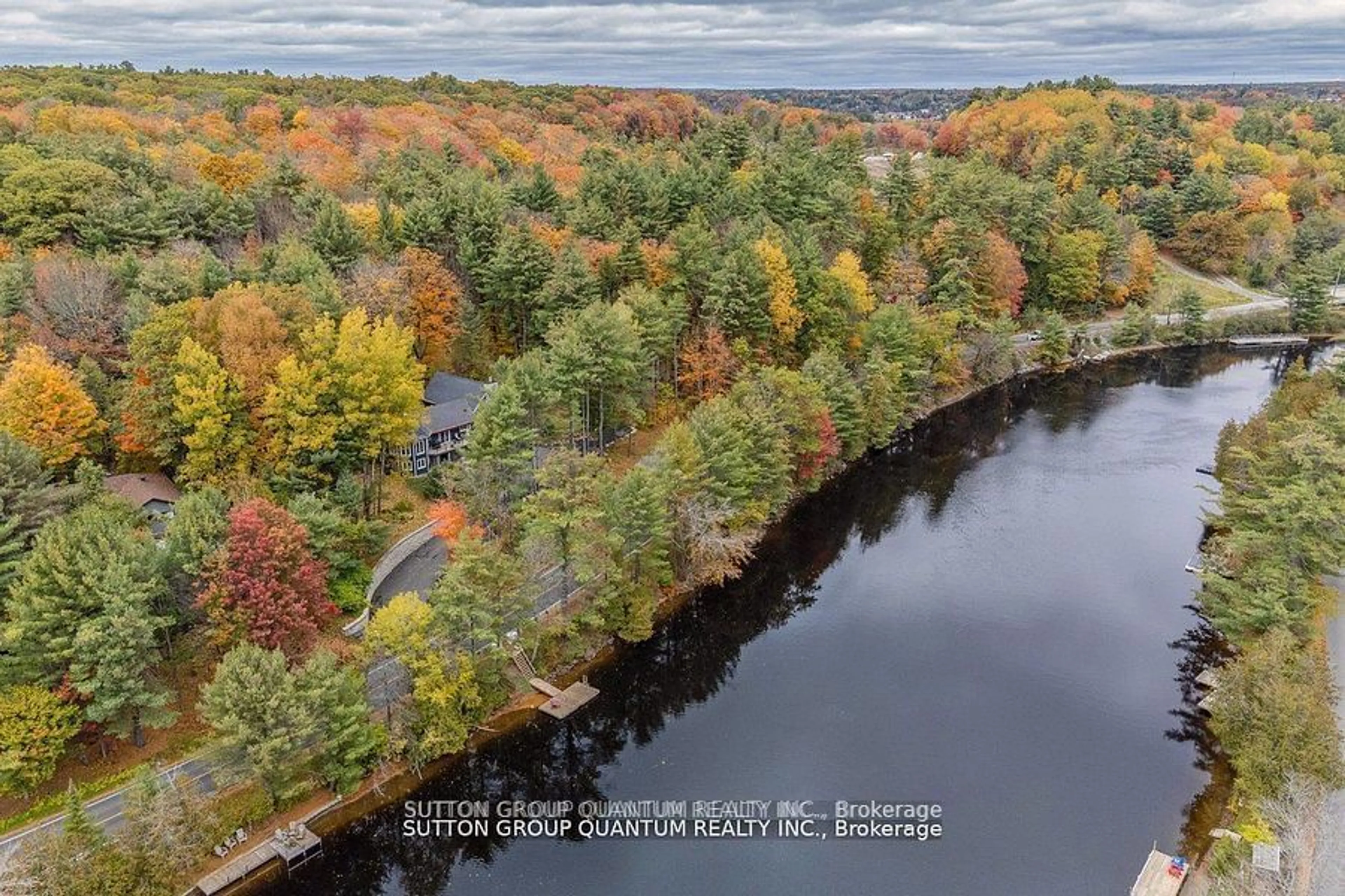 A pic from exterior of the house or condo, the view of lake or river for 167 Santas Village Rd, Bracebridge Ontario P1L 0N3