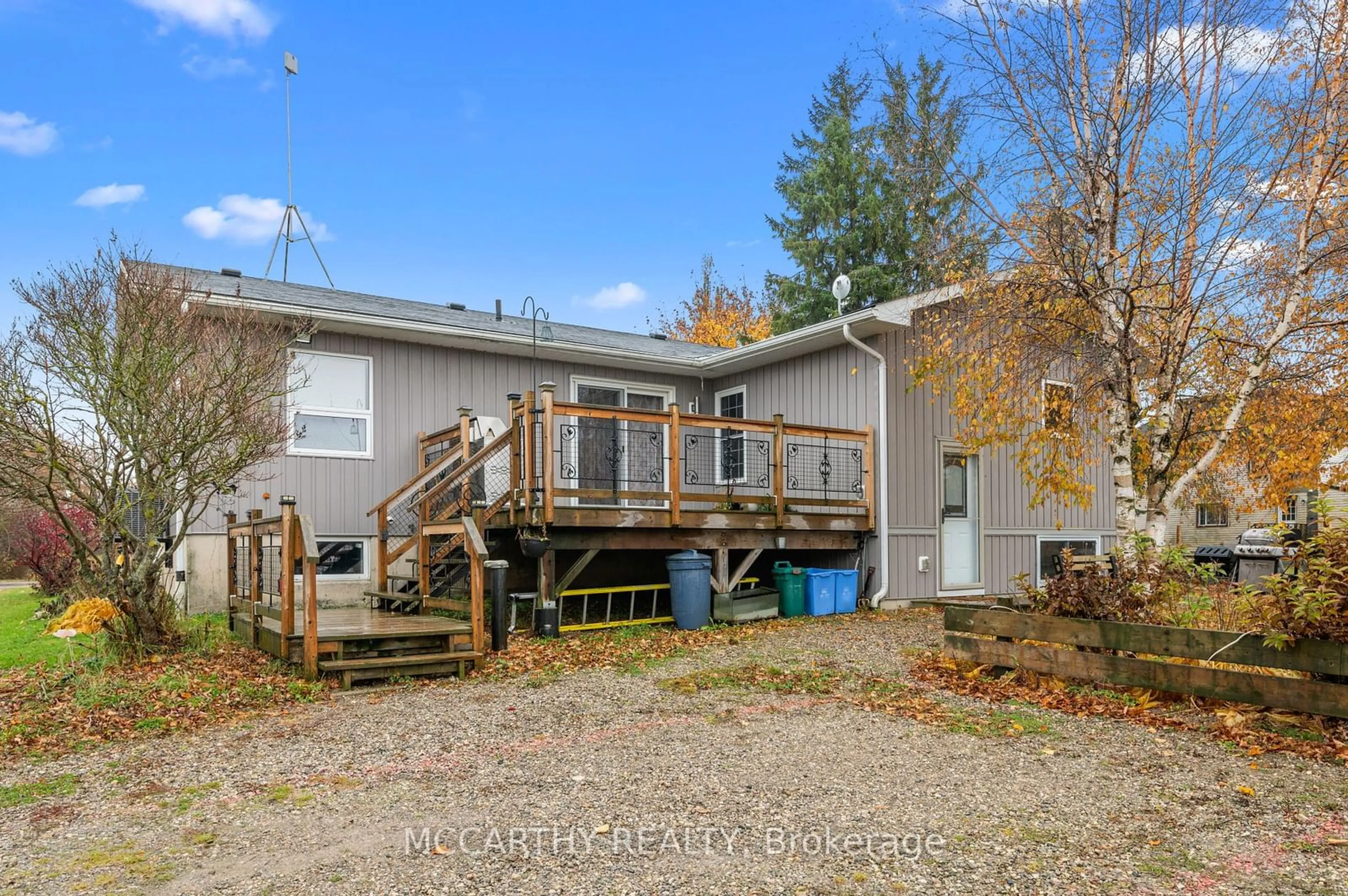 A pic from exterior of the house or condo, the fenced backyard for 682427 260 Sdrd, Melancthon Ontario L9V 2N1