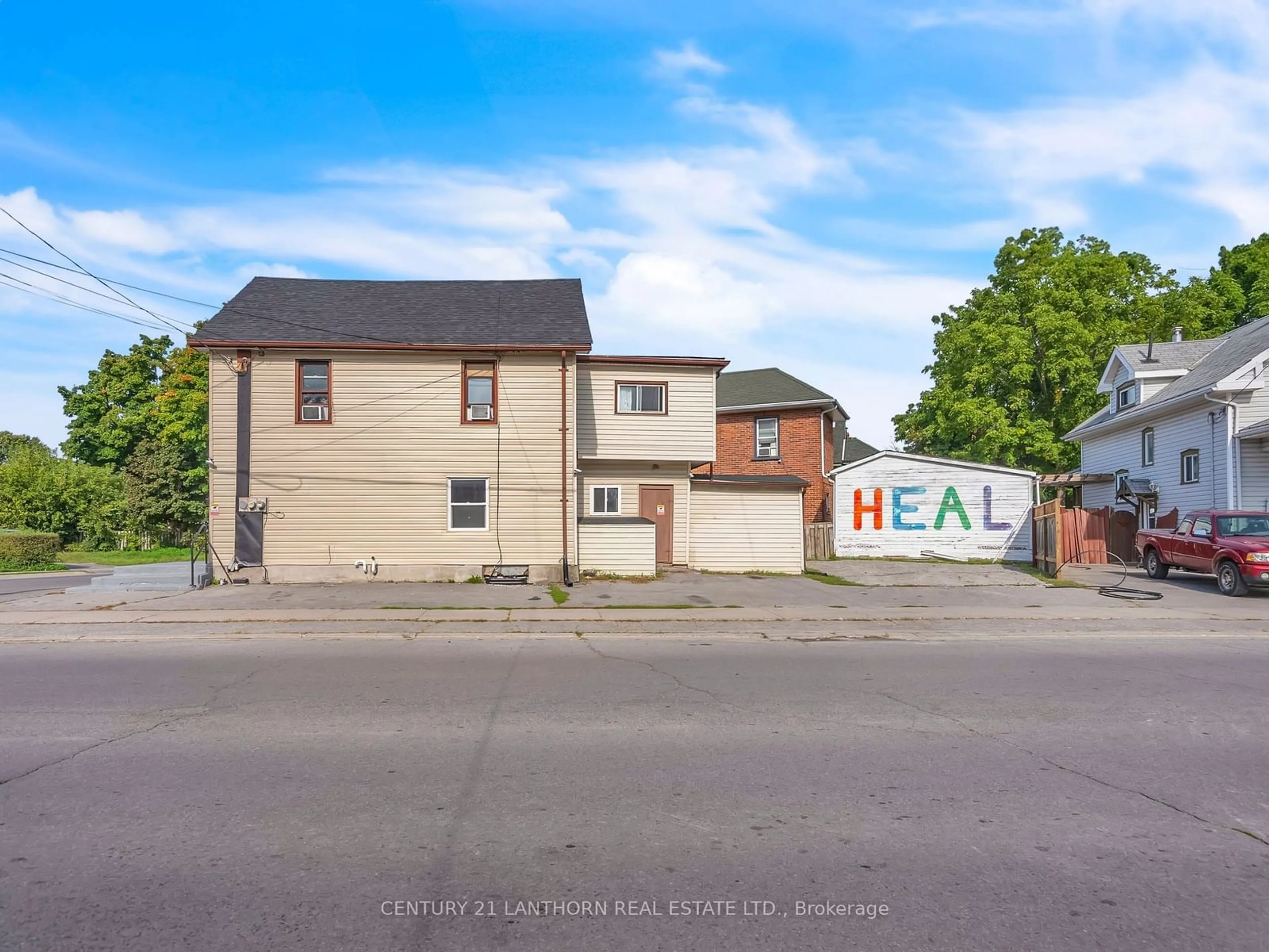 A pic from exterior of the house or condo, the street view for 1 South Park St, Belleville Ontario K8P 2W8