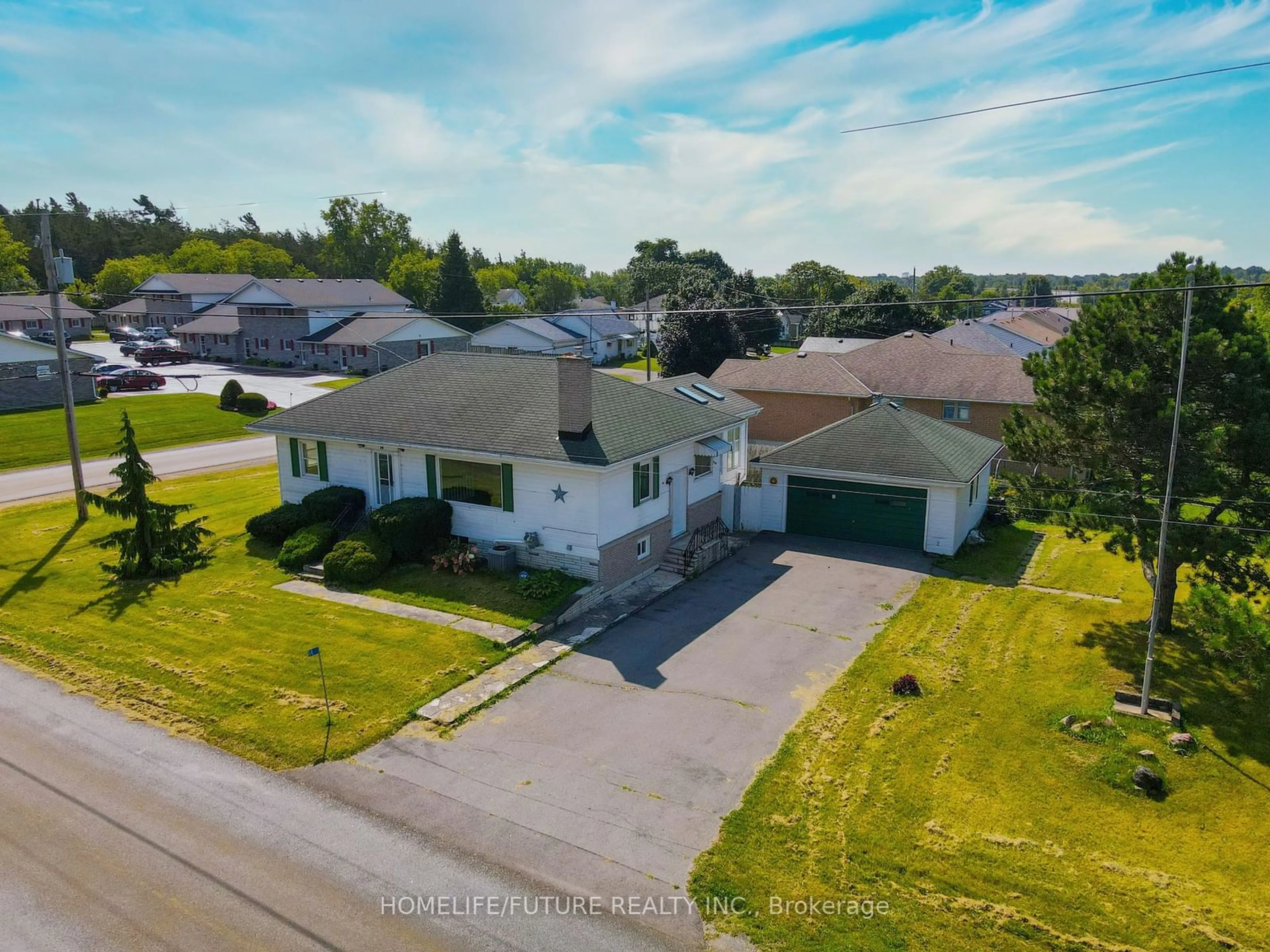 Frontside or backside of a home, the street view for 14 Latchford St, Belleville Ontario K1K 1K0