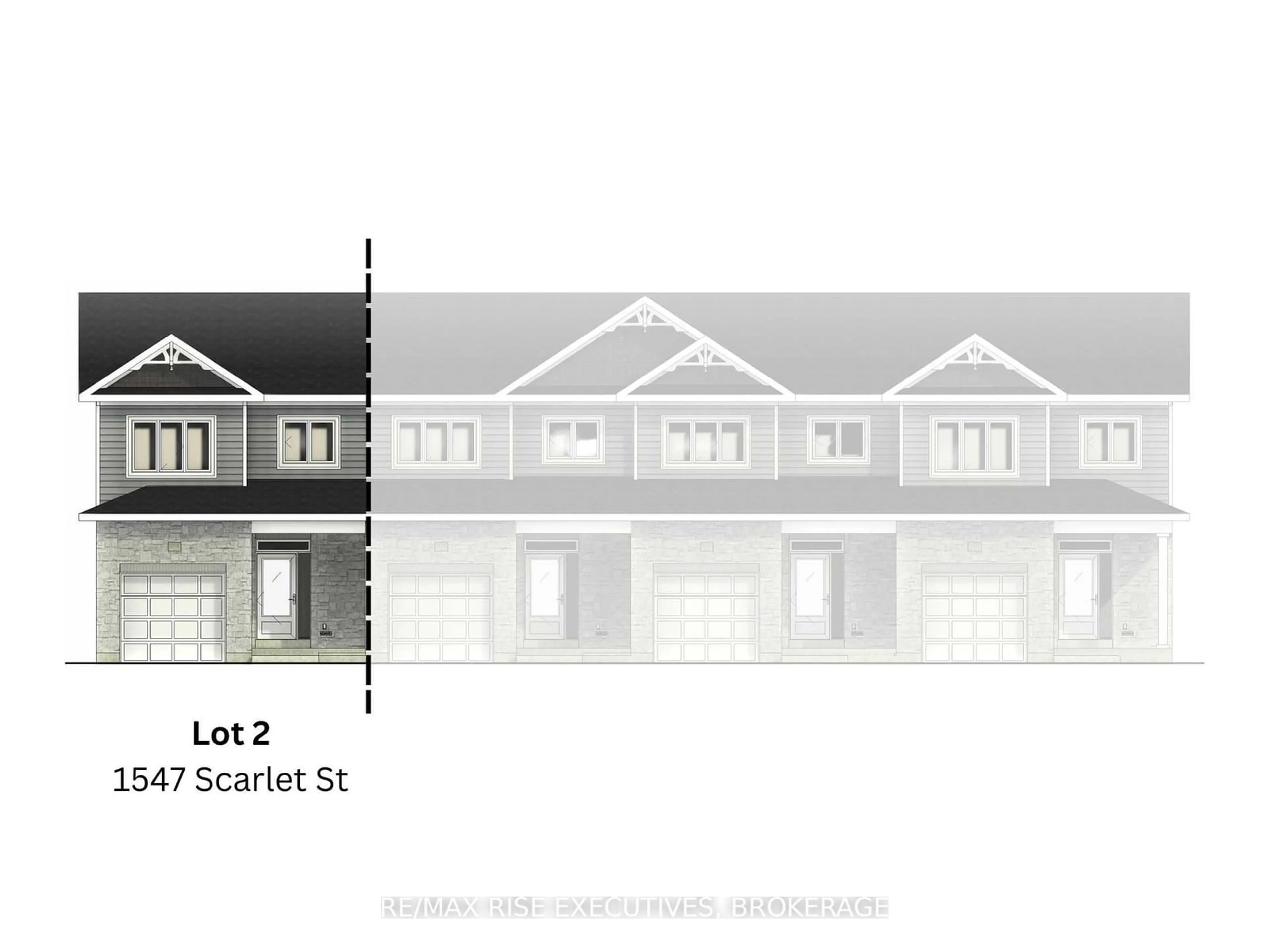 Frontside or backside of a home, the street view for 1547 Scarlet St, Kingston Ontario K7K 0H7