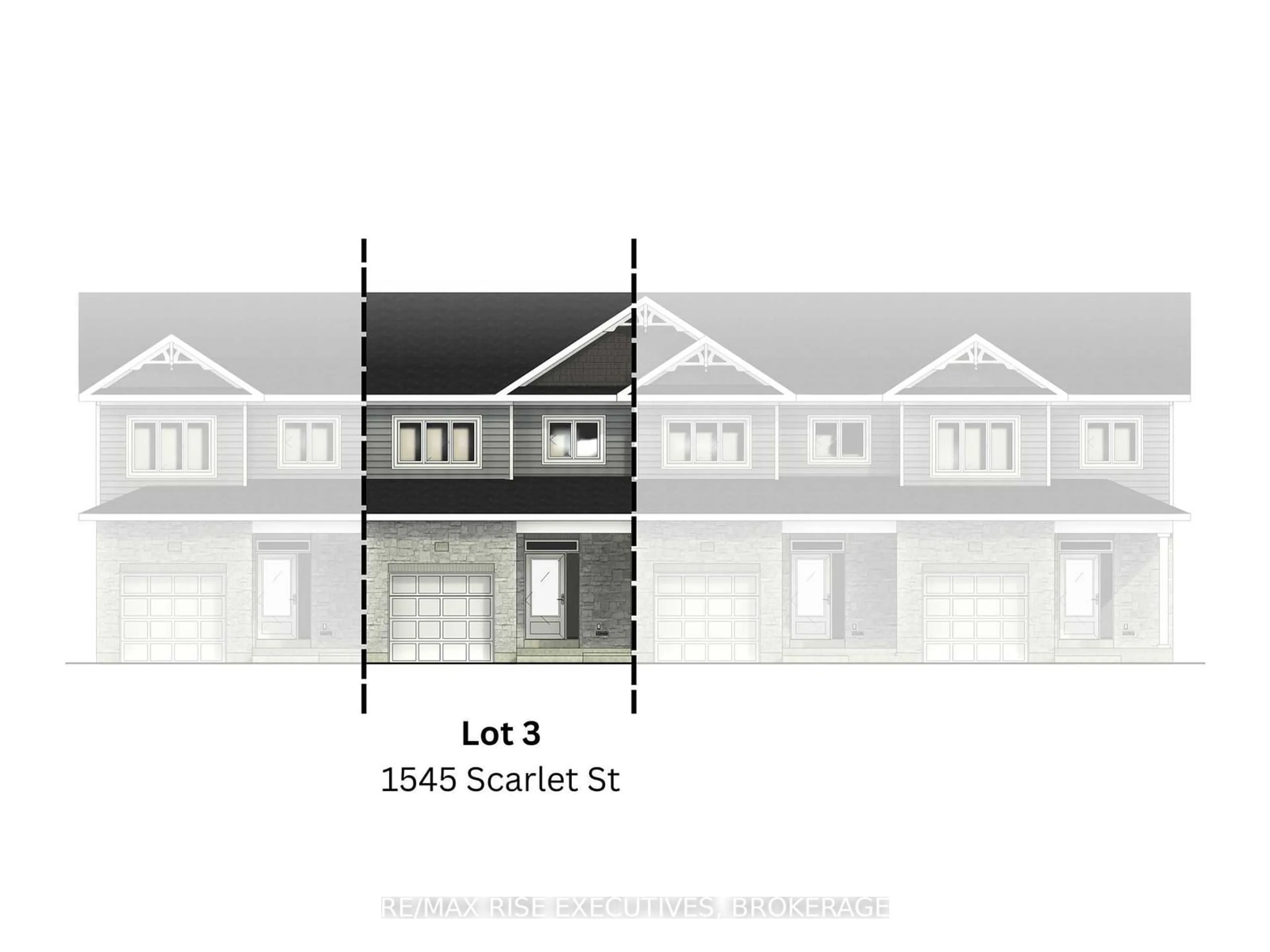 Frontside or backside of a home, the front or back of building for 1545 Scarlet St, Kingston Ontario K7K 0H7