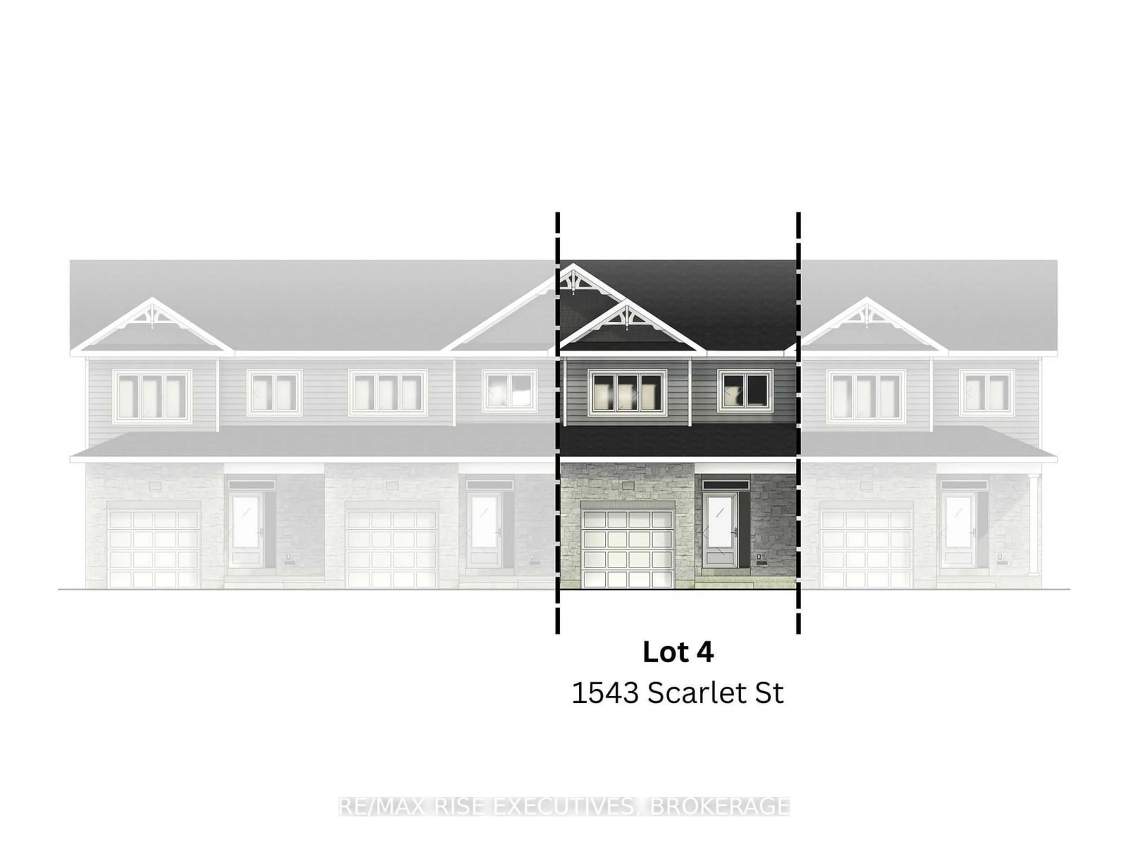 Frontside or backside of a home, the street view for 1543 Scarlet St, Kingston Ontario K7K 0H7