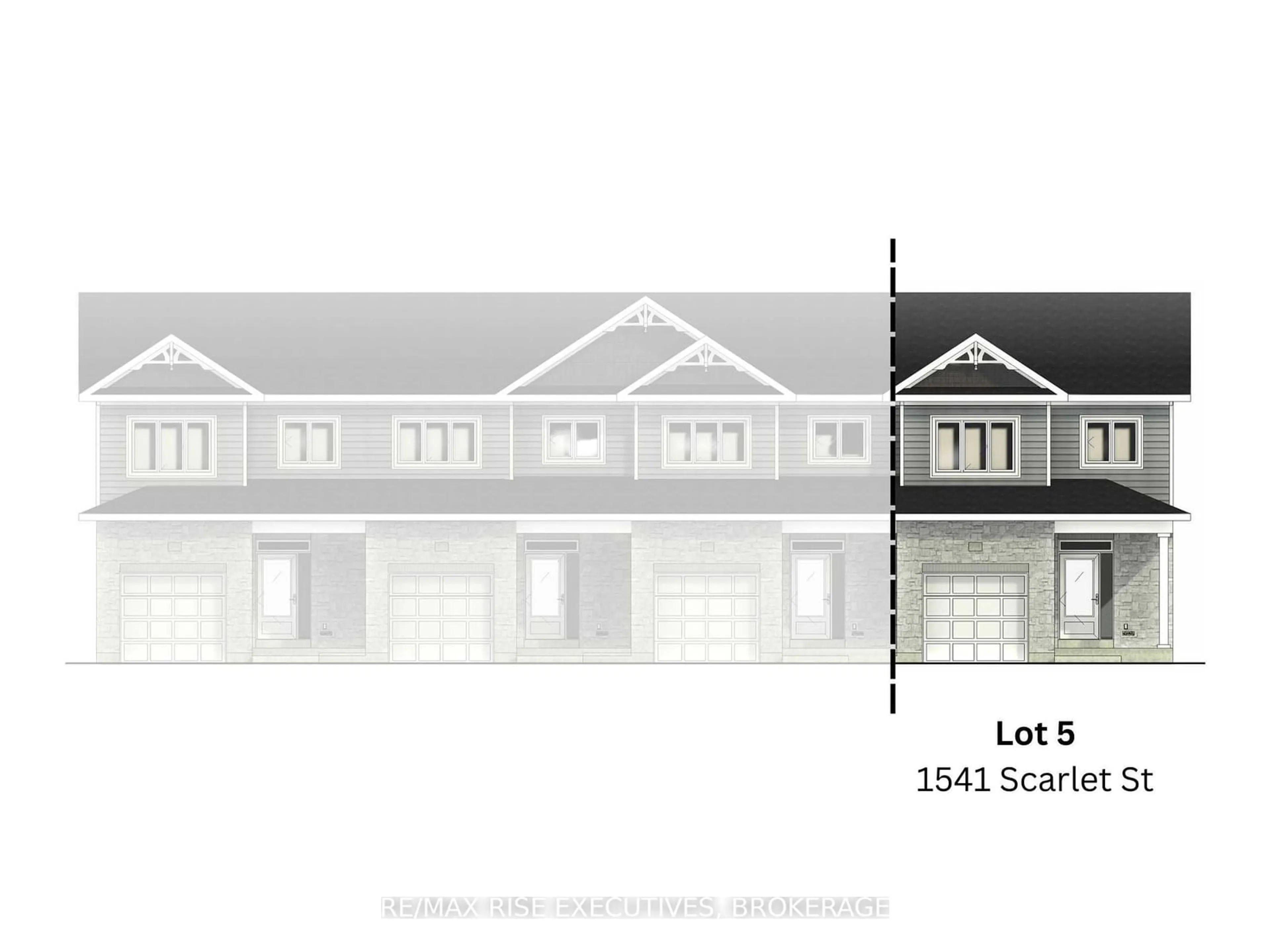 Frontside or backside of a home, the front or back of building for 1541 Scarlet St, Kingston Ontario K7K 0H7