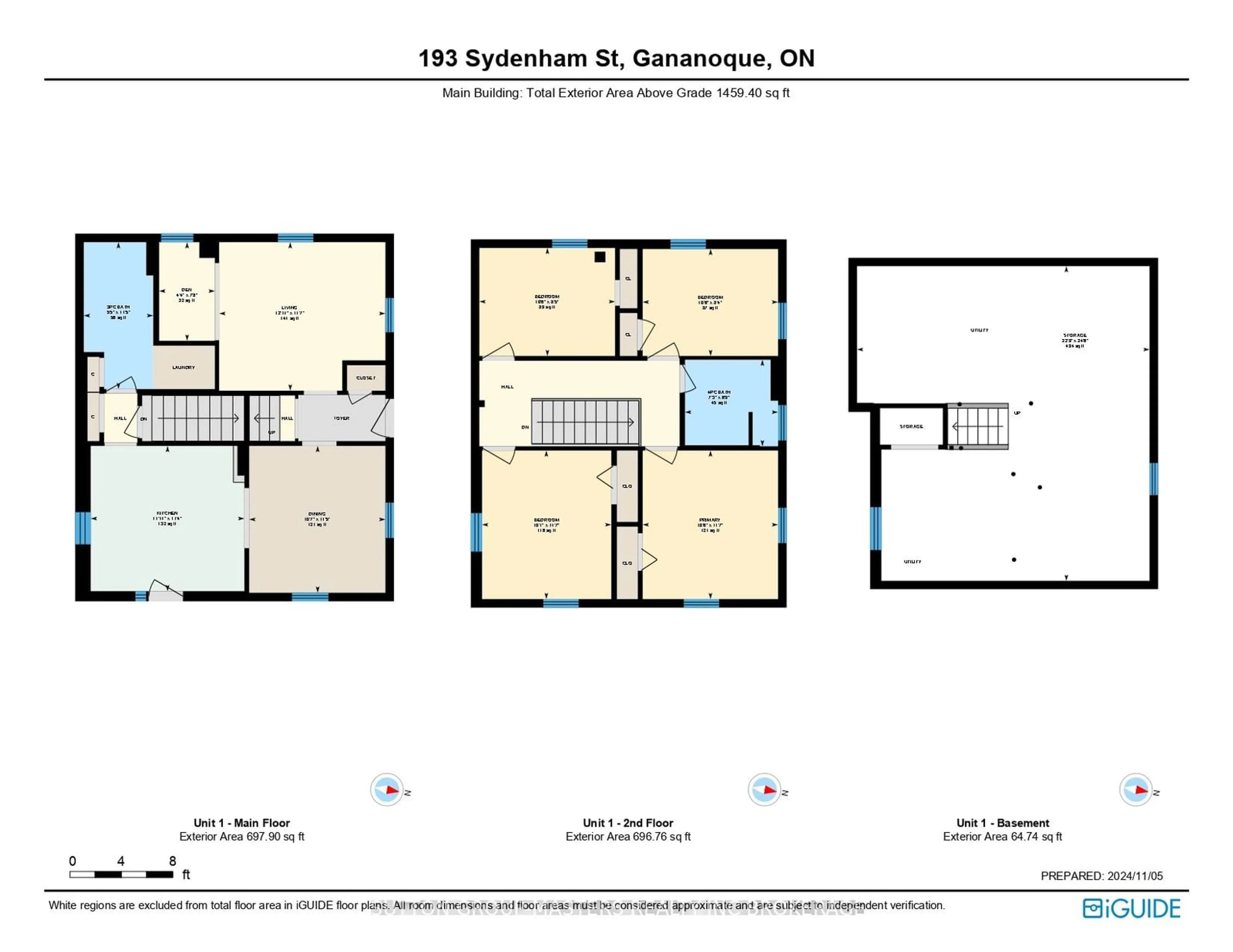 Floor plan for 193 Sydenham St, Gananoque Ontario K7G 1C1