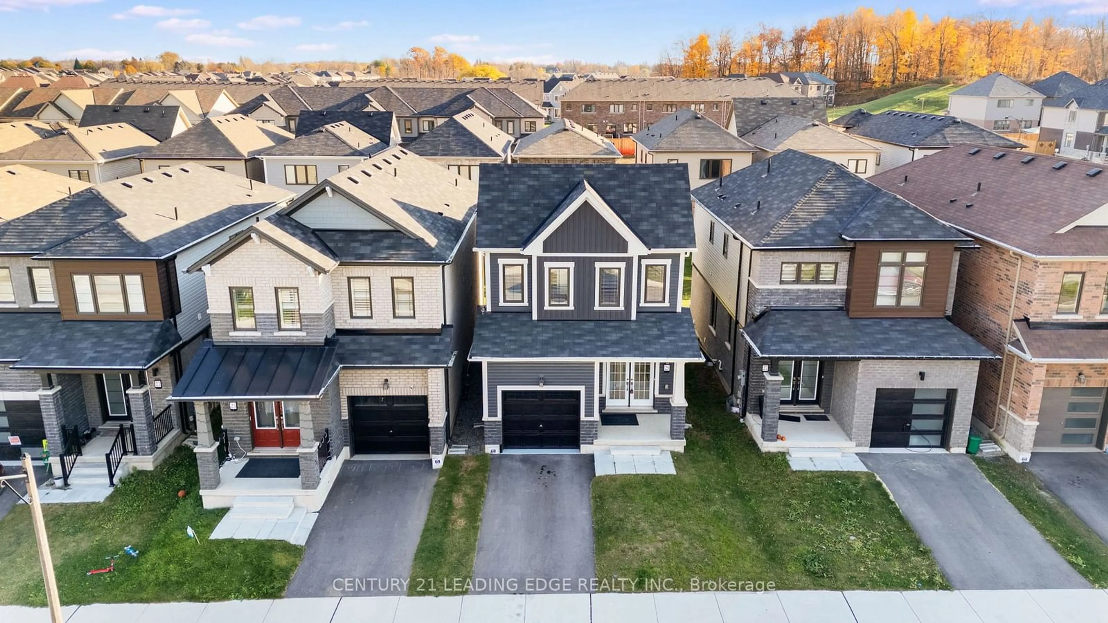 Frontside or backside of a home, the street view for 25 Gunn Ave, Brantford Ontario N3T 0R8