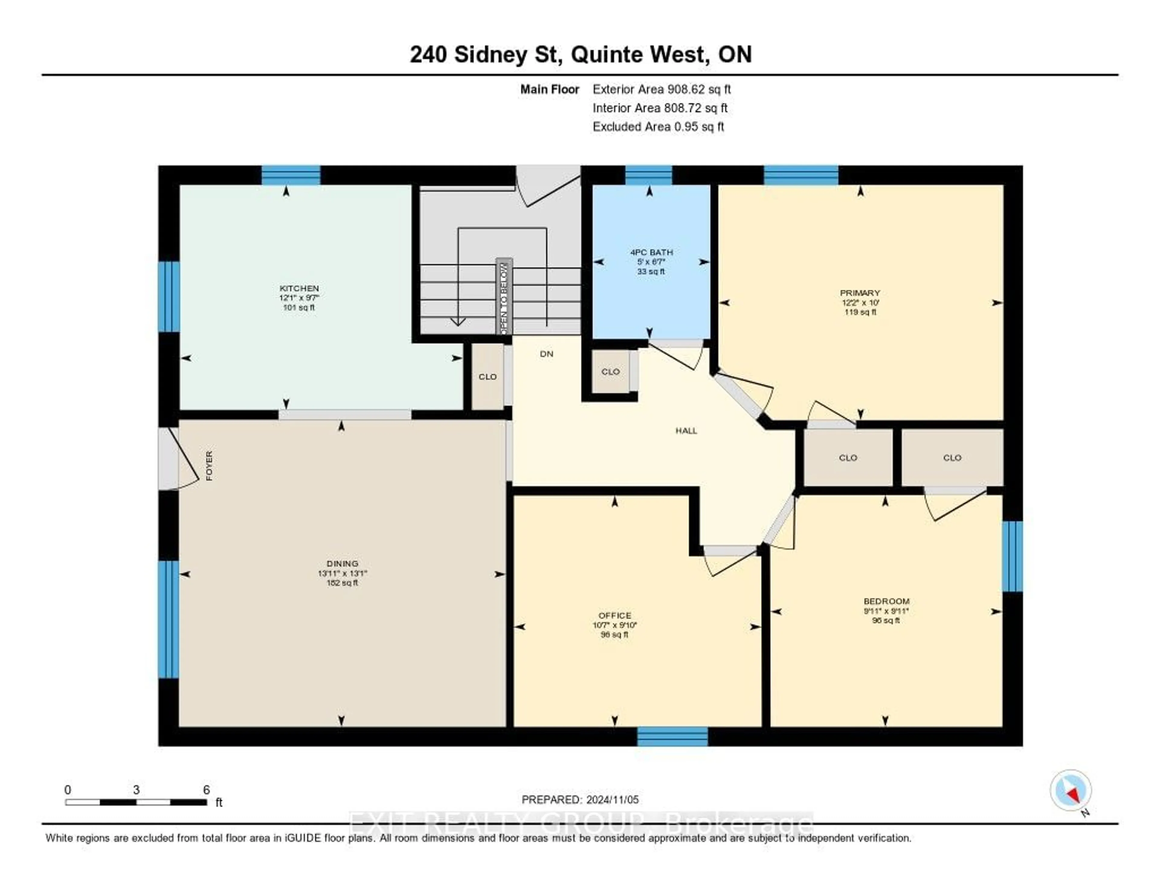 Floor plan for 240 Sidney St, Quinte West Ontario K8V 2T3