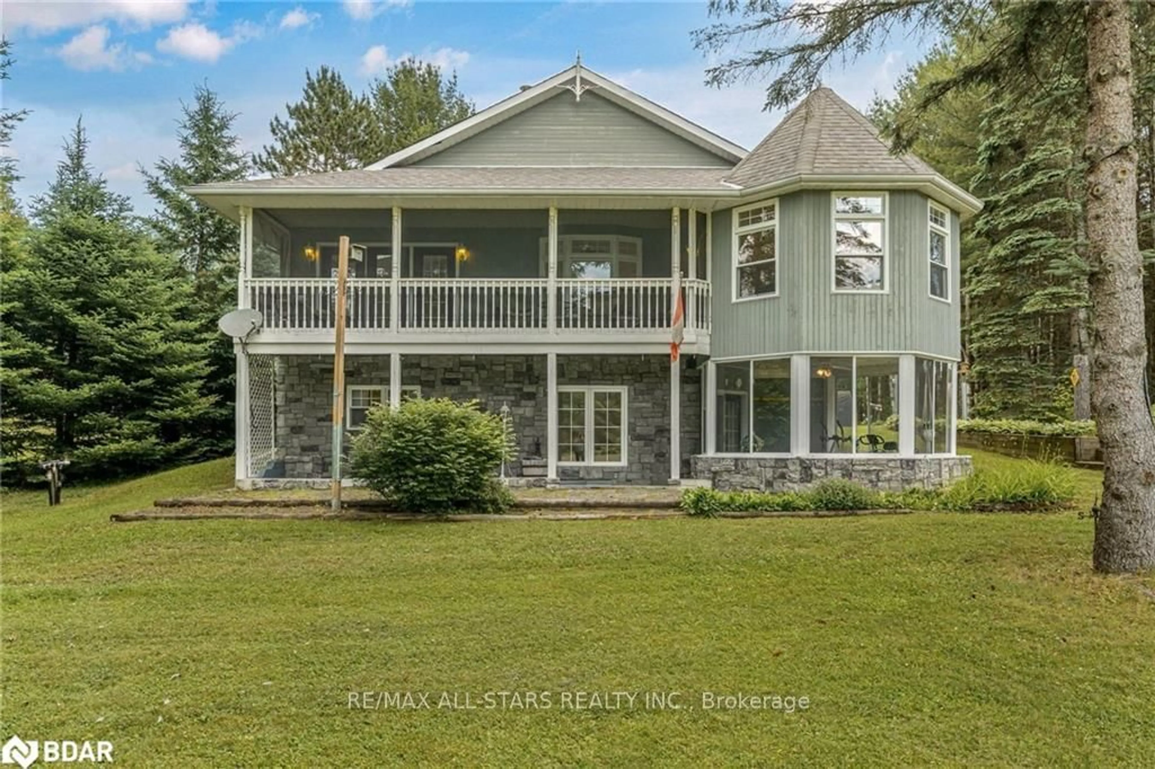 Frontside or backside of a home, cottage for 76 Black Bear Dr, Kawartha Lakes Ontario K0M 1N0