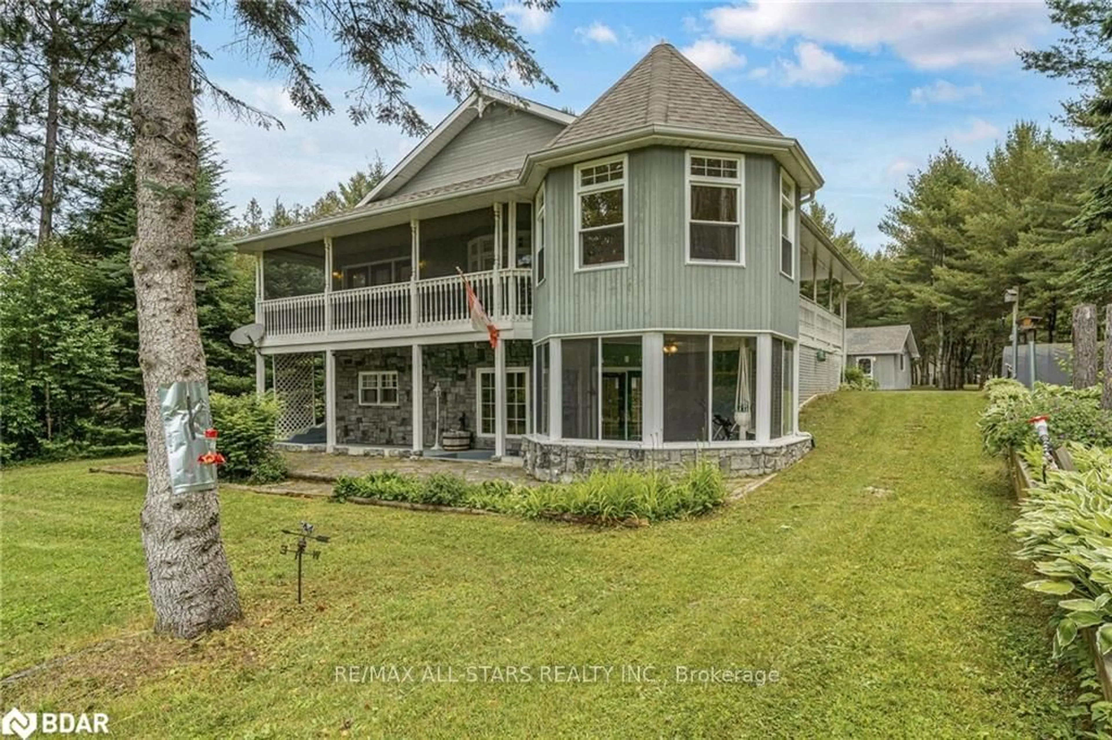 Frontside or backside of a home, cottage for 76 Black Bear Dr, Kawartha Lakes Ontario K0M 1N0