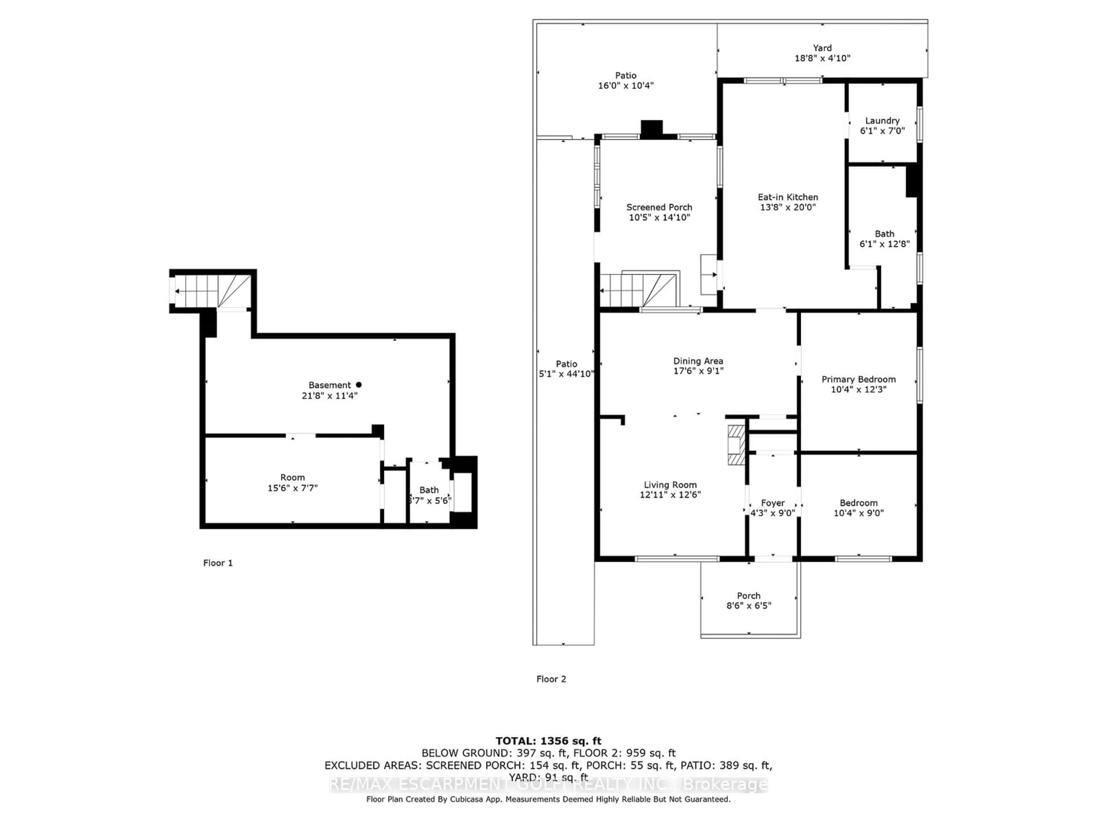 Floor plan for 261 Jackson St, Hamilton Ontario L8P 1M4