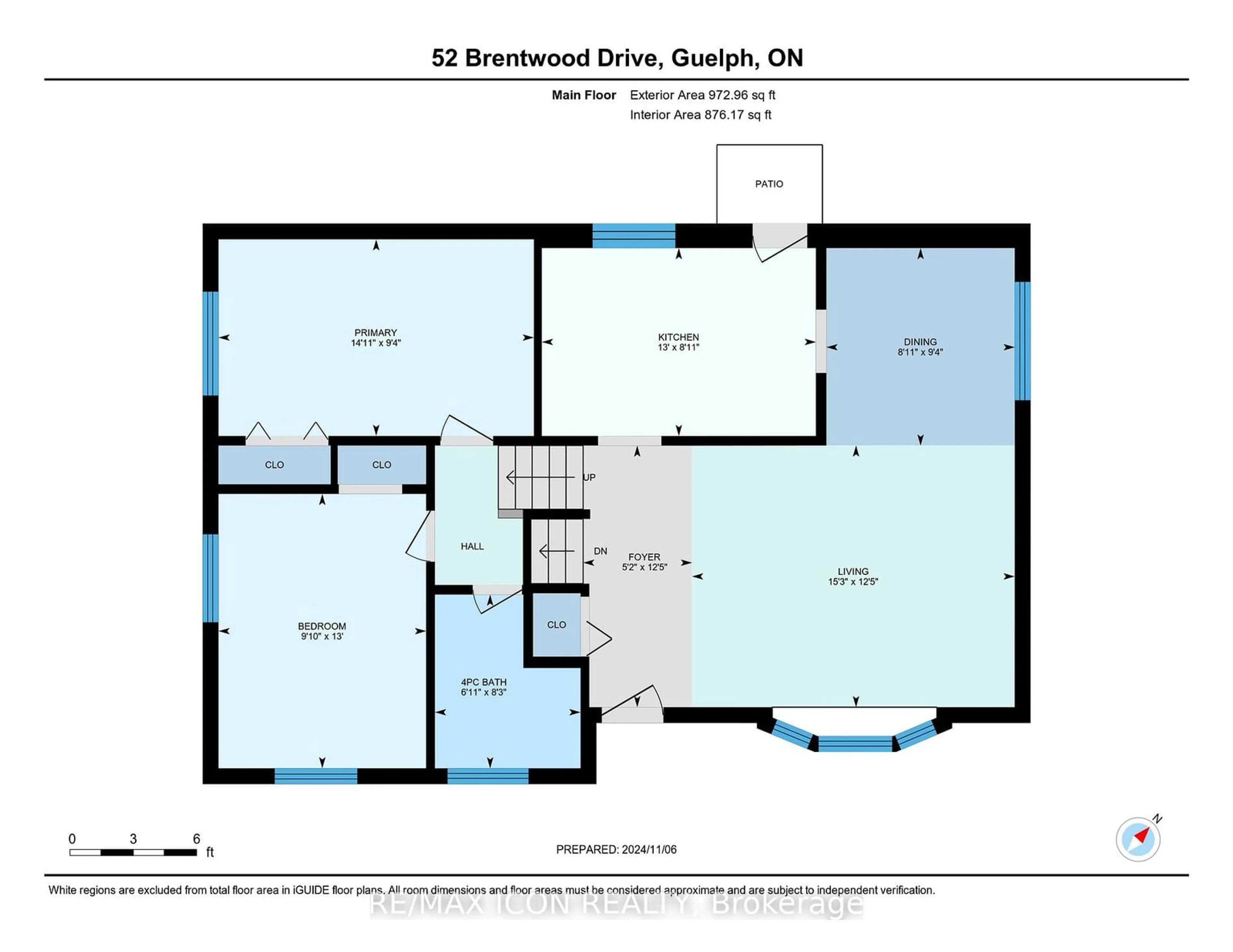 Floor plan for 52 Brentwood Dr, Guelph Ontario N1H 5M7