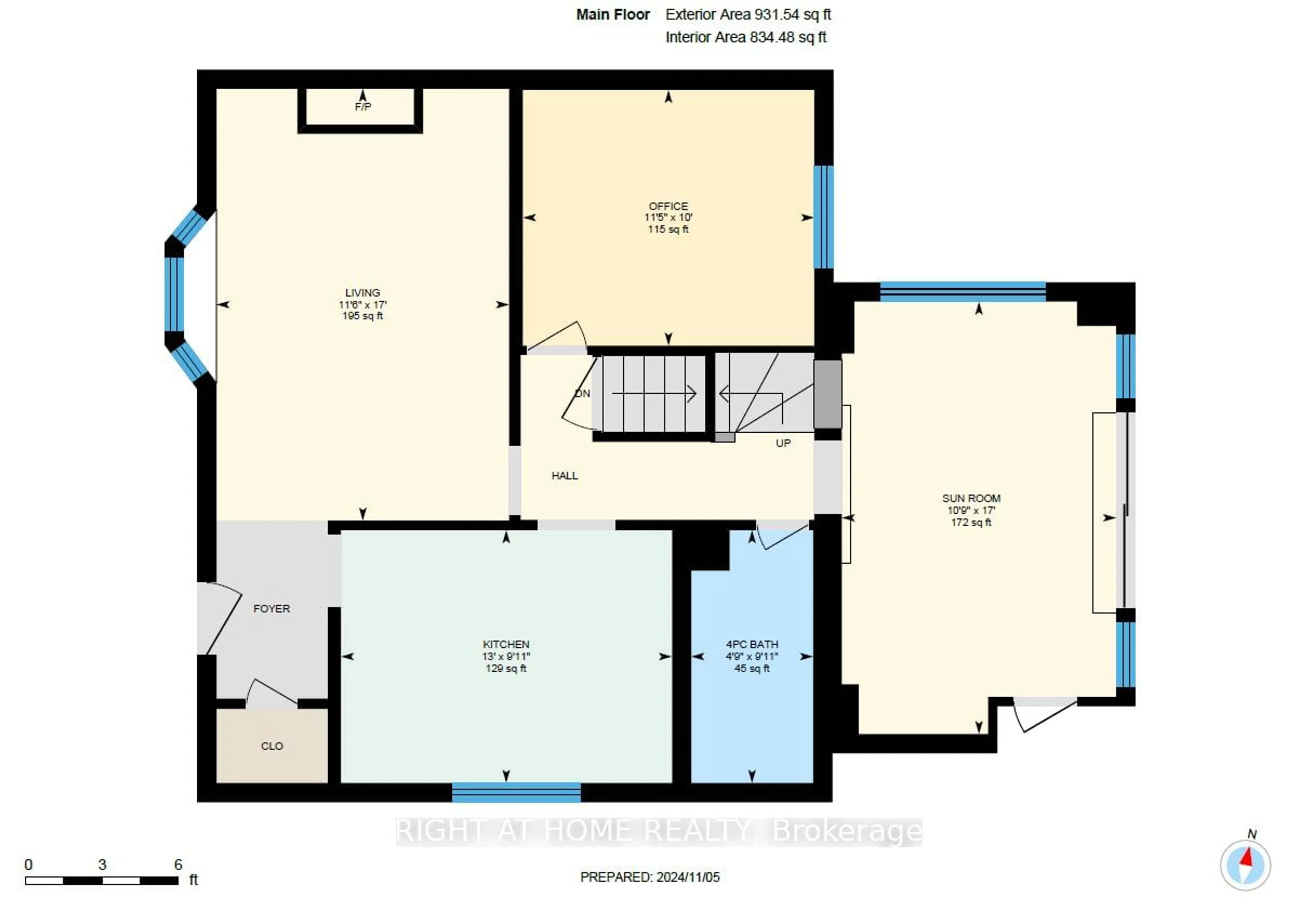 Floor plan for 45 Layton St, Kitchener Ontario N2B 1H1