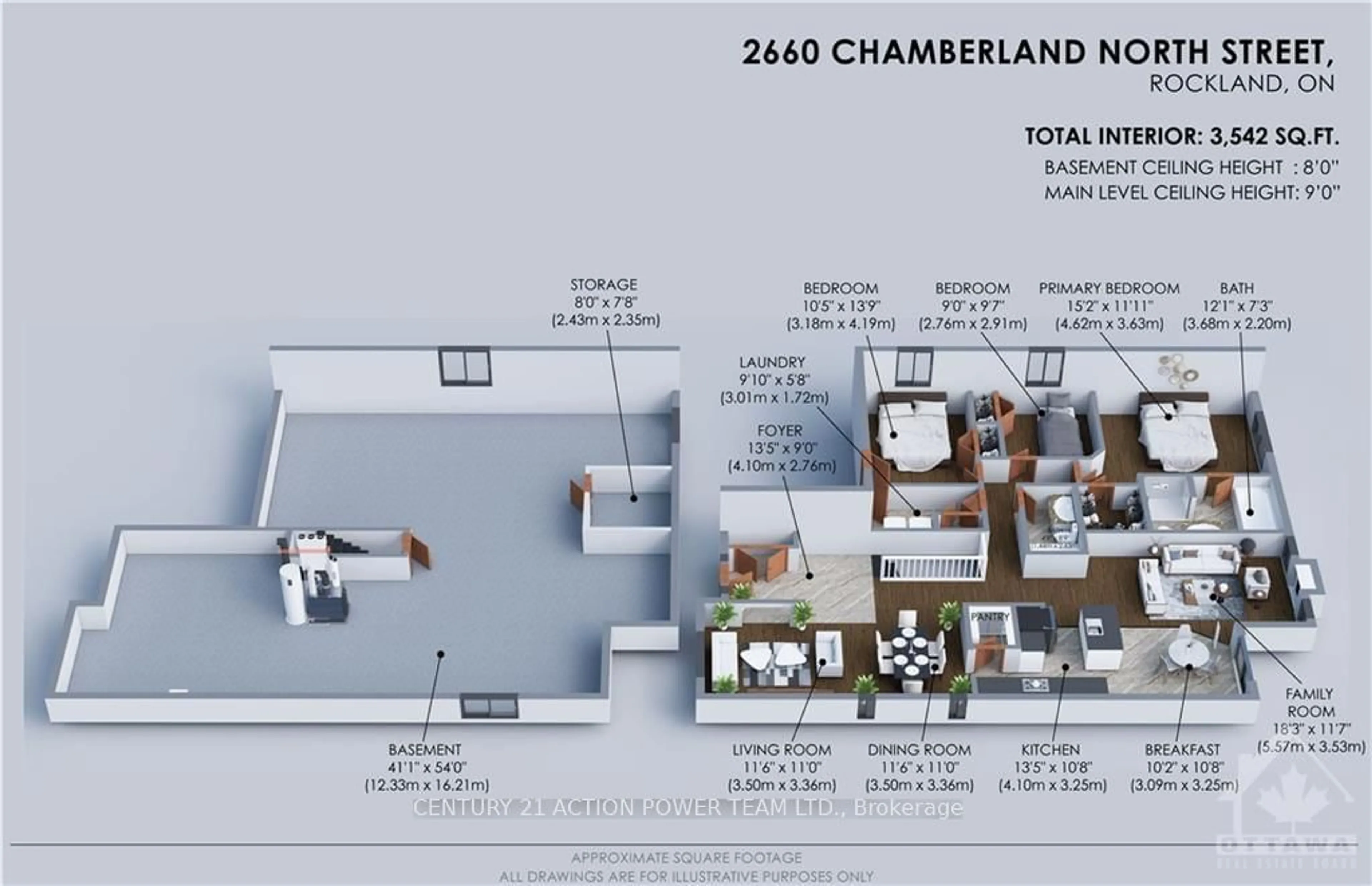 Floor plan for 2660 CHAMBERLAND NORTH St, Clarence-Rockland Ontario K4K 0K7