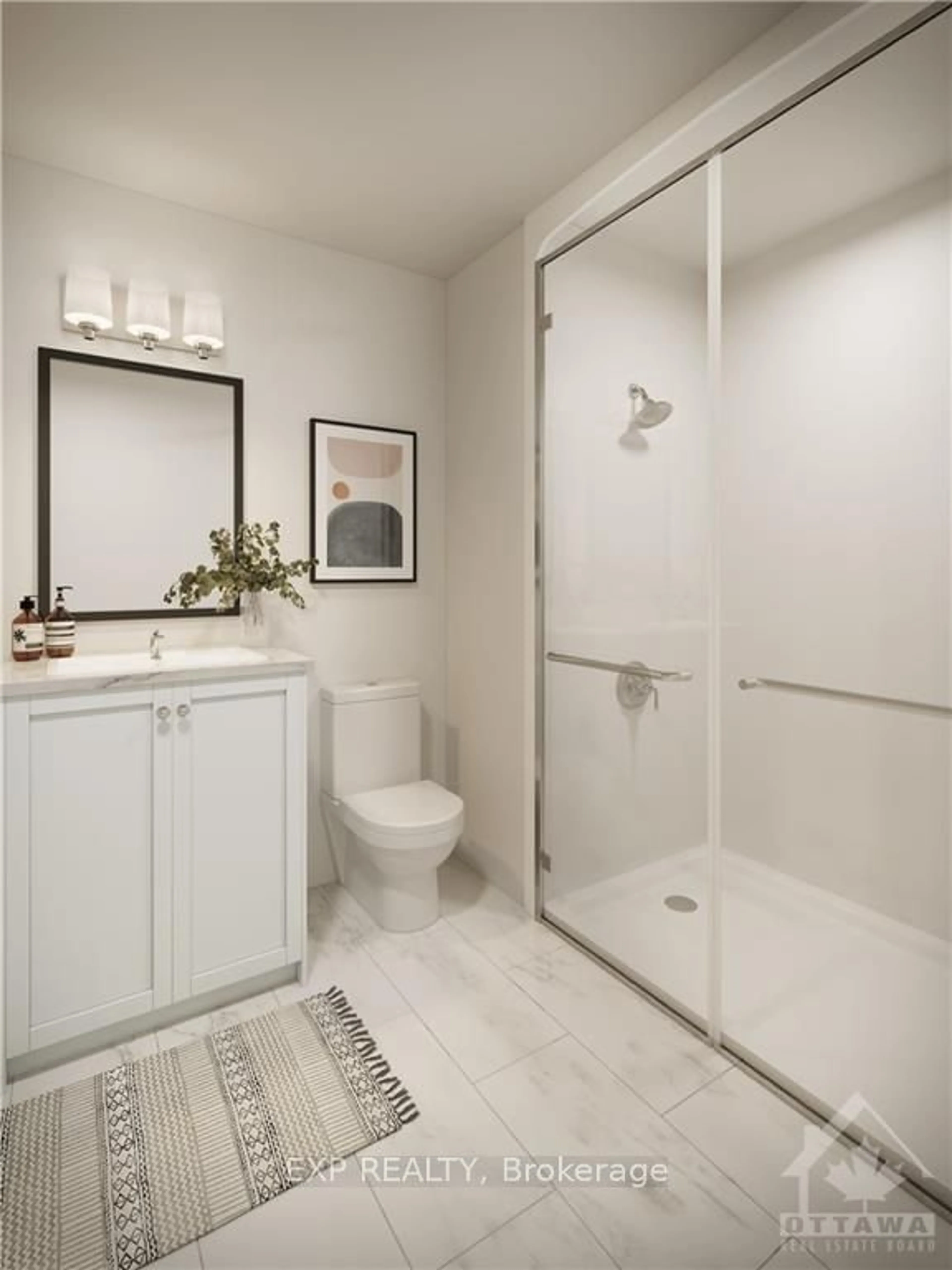 Contemporary bathroom, ceramic floors for 1202 COPE Dr, Stittsville - Munster - Richmond Ontario K2S 3C4