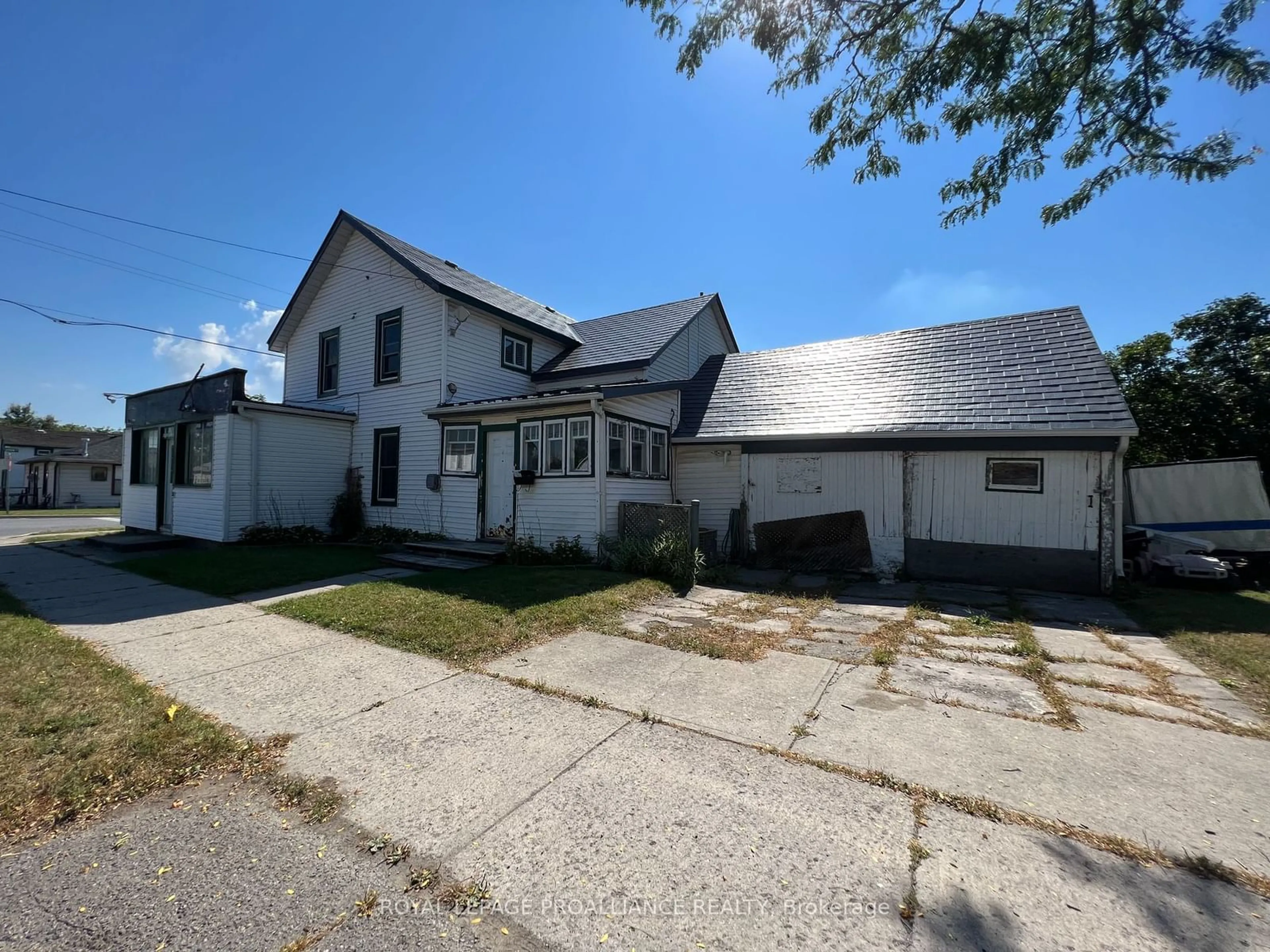 Frontside or backside of a home, the front or back of building for 76 John St, Belleville Ontario K8N 3E3