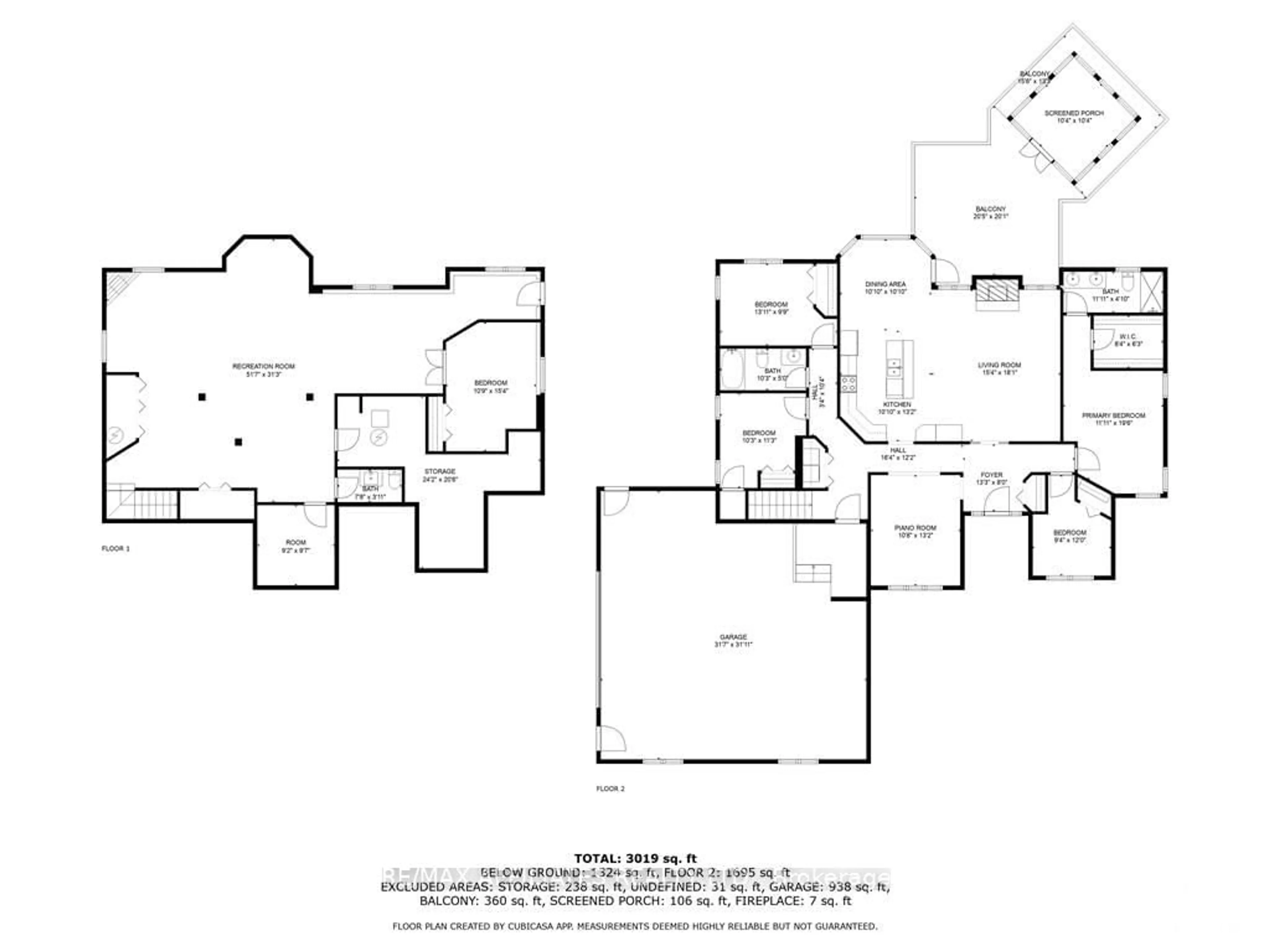 Floor plan for 11 BASSWOOD Cres, Rideau Lakes Ontario K7A 5B8