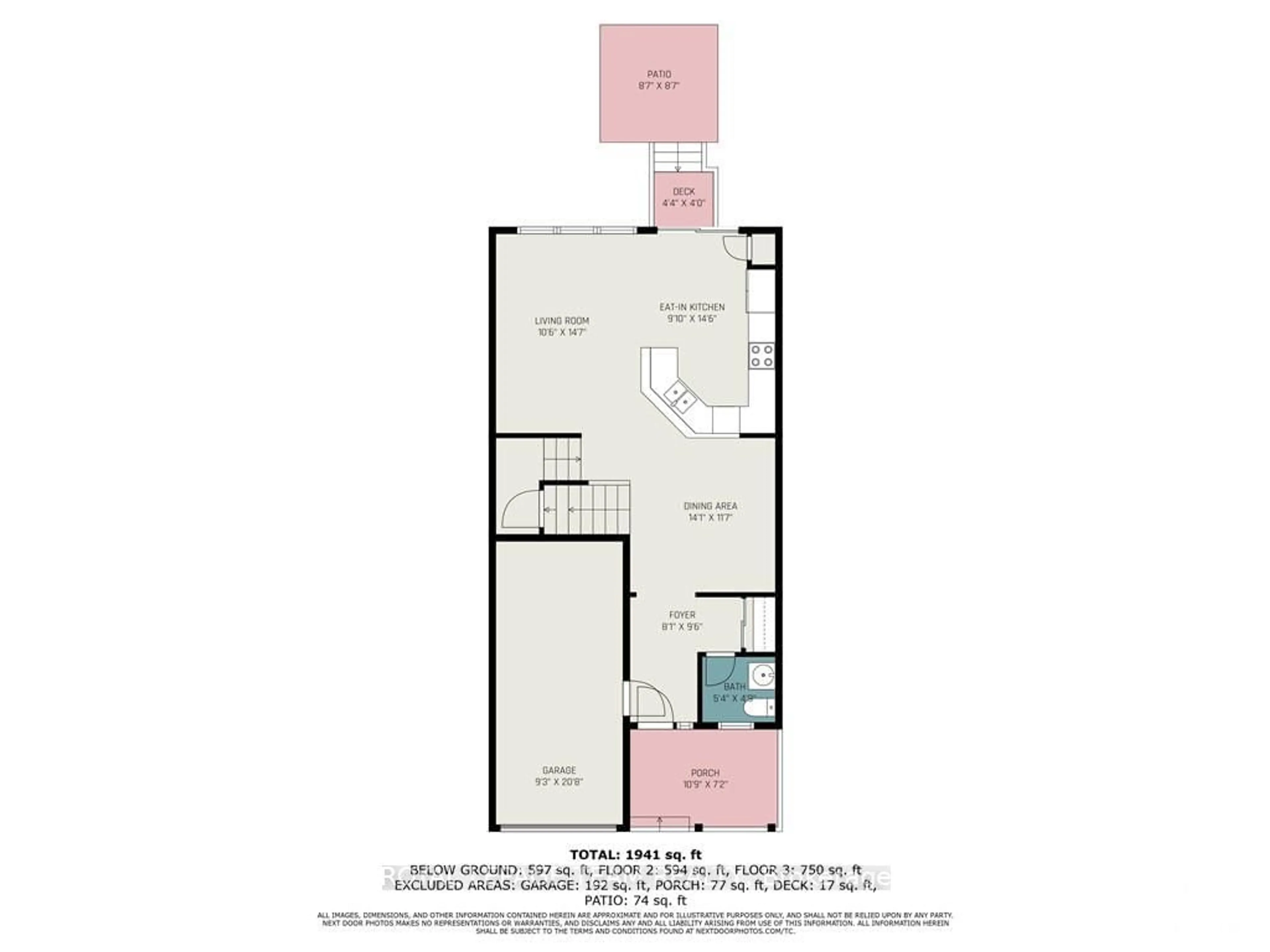 Floor plan for 3070 FRESHWATER Way, Barrhaven Ontario K2J 3V5