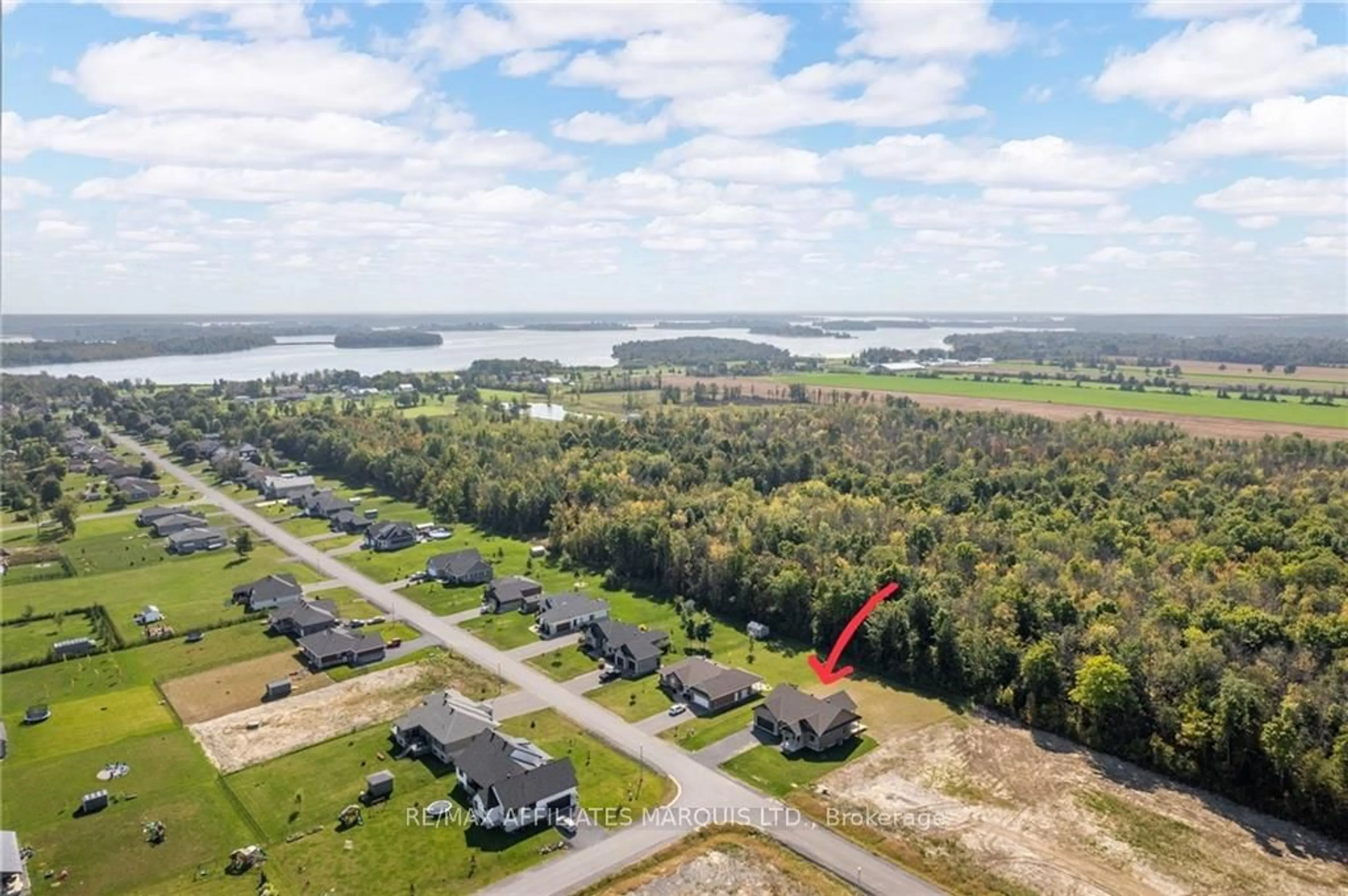 A pic from outside/outdoor area/front of a property/back of a property/a pic from drone, water/lake/river/ocean view for 71 DAVID St, South Stormont Ontario K0C 1M0