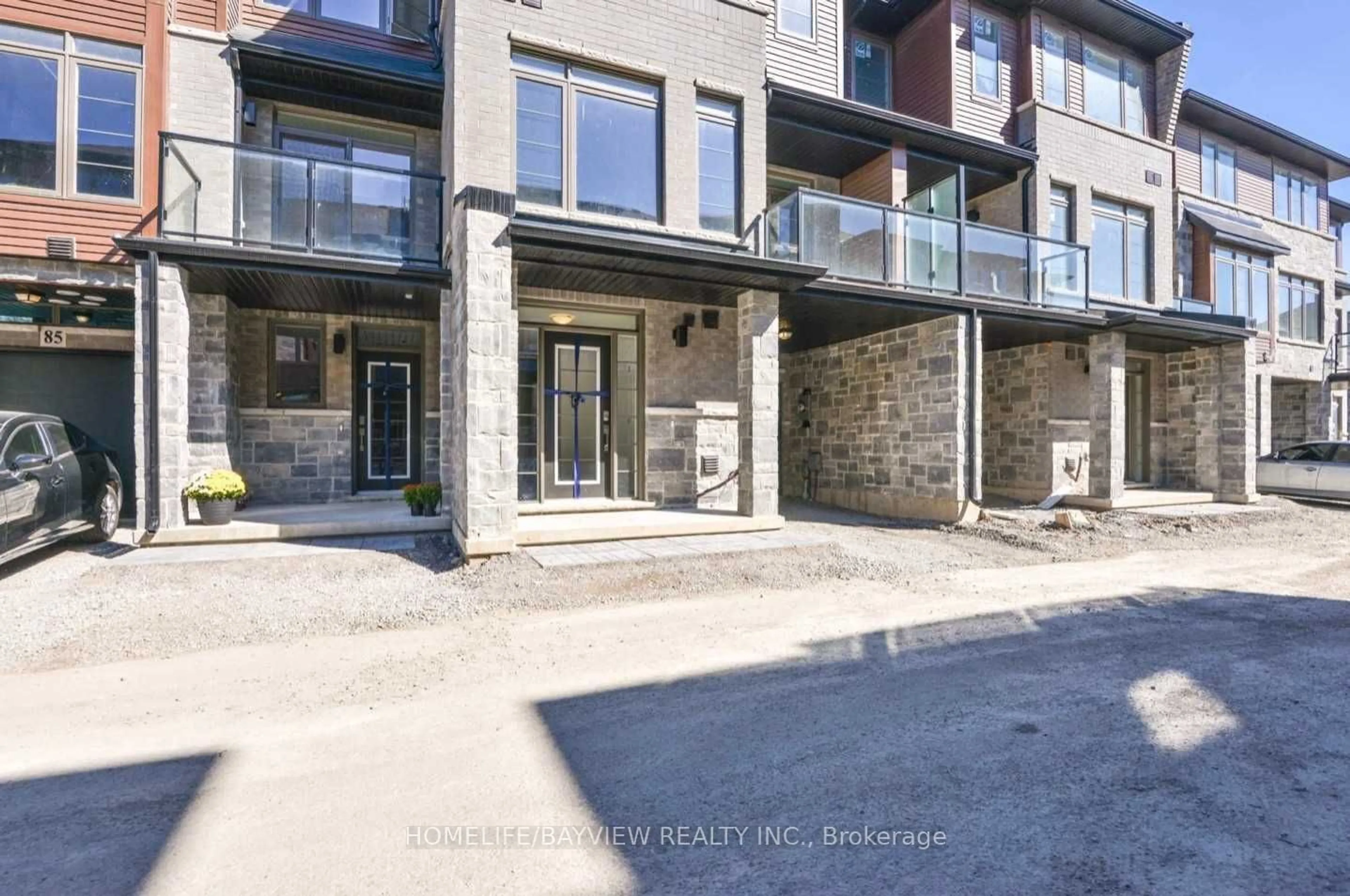 A pic from exterior of the house or condo, the street view for 30 Times Squre Blvd ##84, Hamilton Ontario L8J 0L8