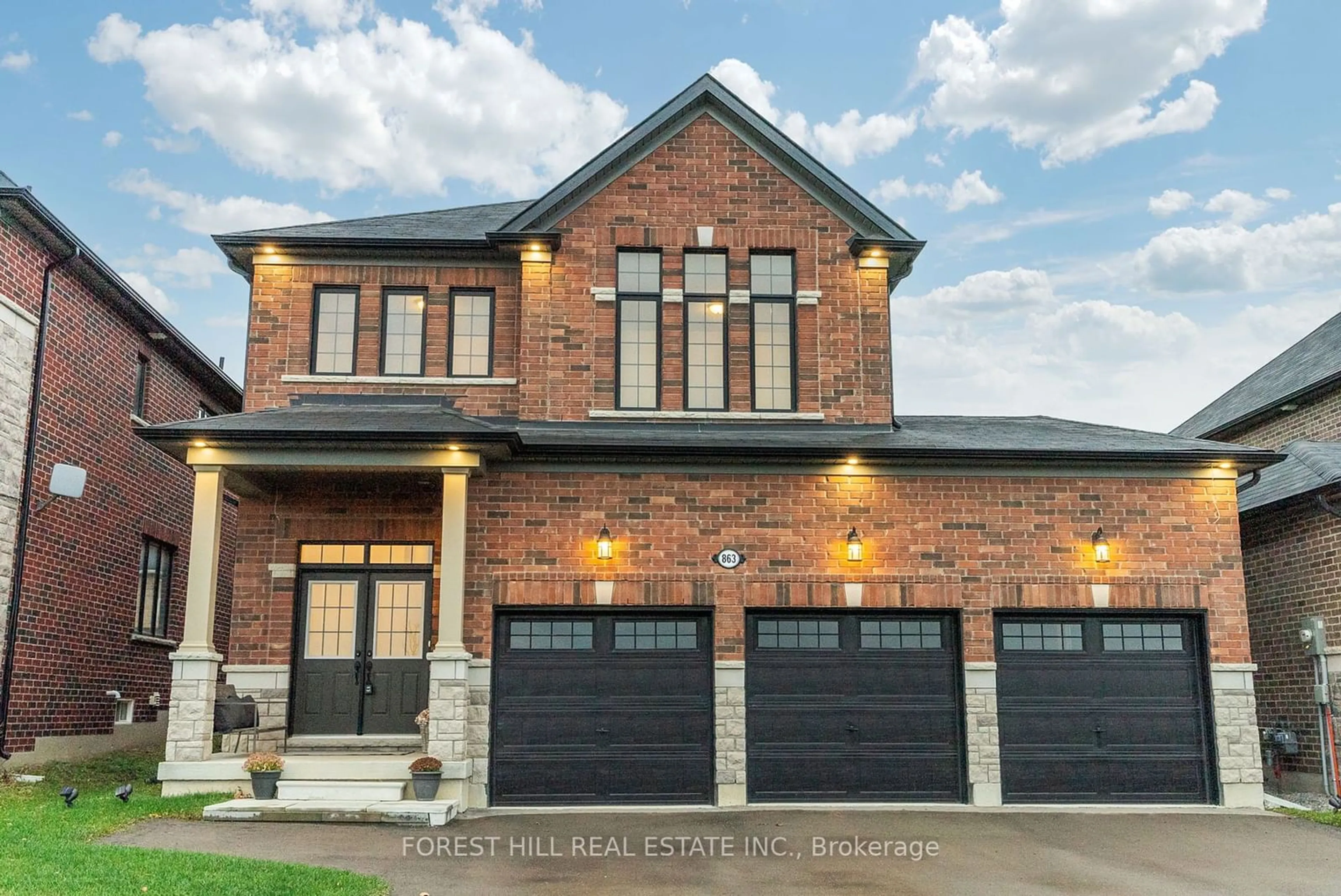 Home with brick exterior material for 863 Fallis Line, Cavan Monaghan Ontario L0A 1G0