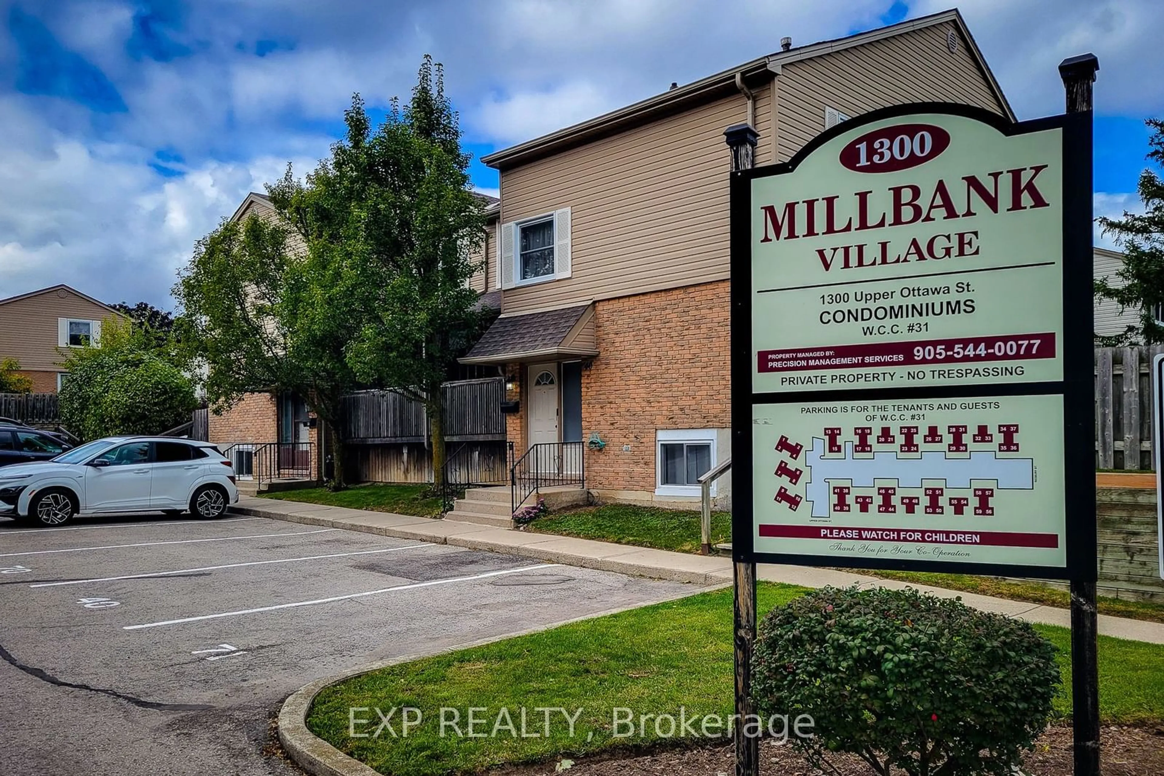 A pic from exterior of the house or condo, the front or back of building for 1300 Upper Ottawa St #2, Hamilton Ontario L8W 1M8