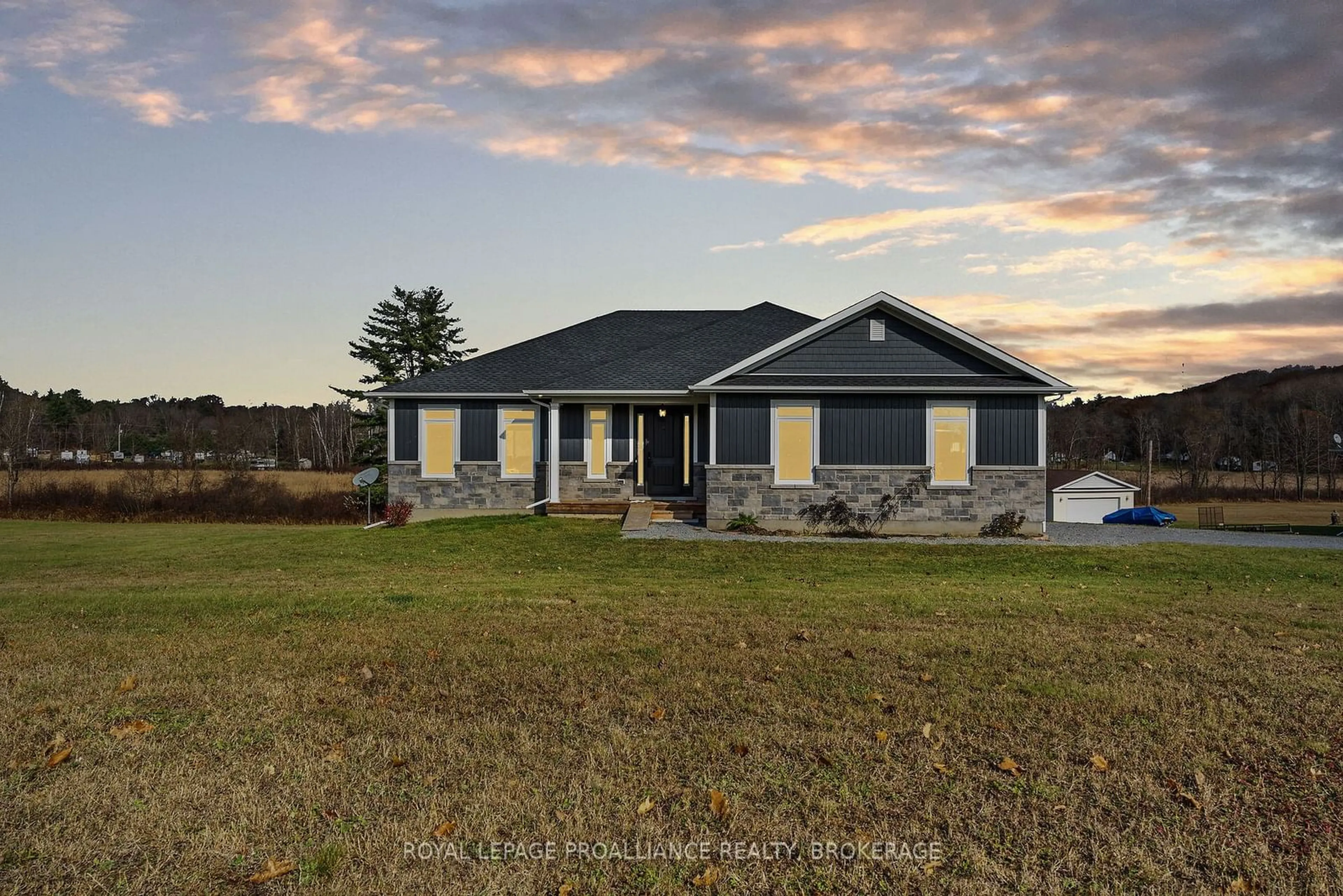 Frontside or backside of a home, cottage for 29 Starlight Lane, South Frontenac Ontario K0H 1W0