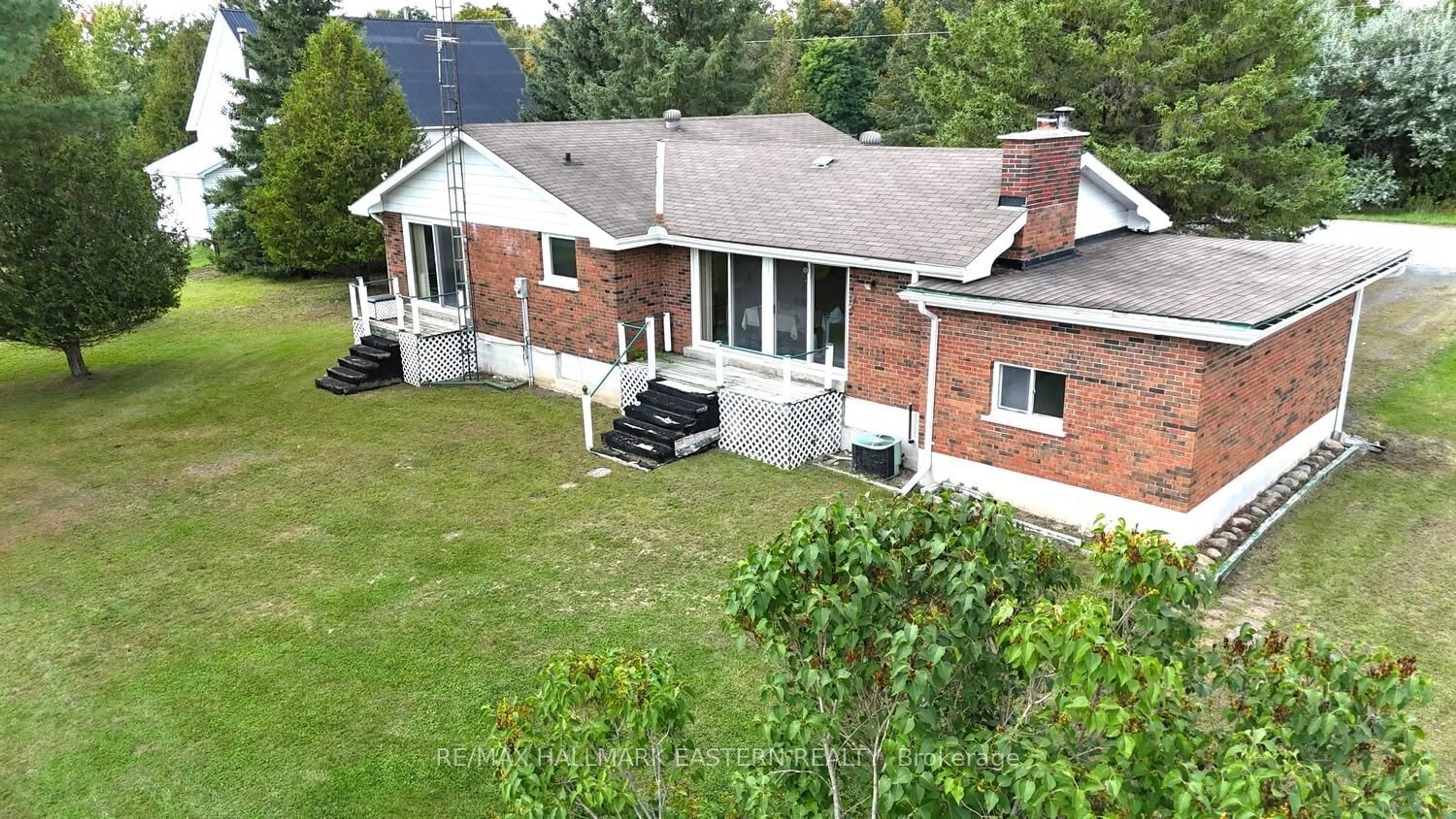 Frontside or backside of a home, the fenced backyard for 3325 County Road 48, Havelock-Belmont-Methuen Ontario K0L 1Z0