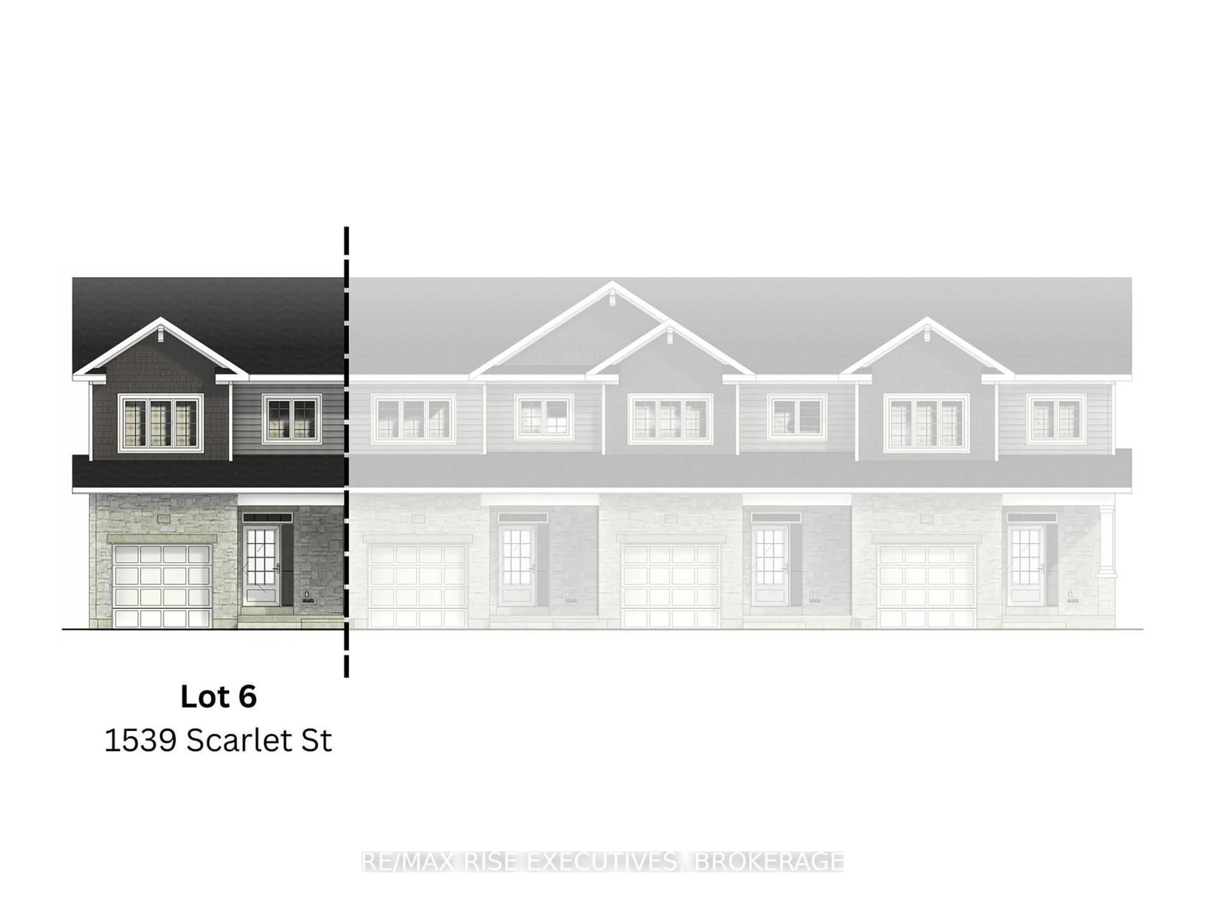 Frontside or backside of a home, the front or back of building for 1539 Scarlet St, Kingston Ontario K7K 0H7