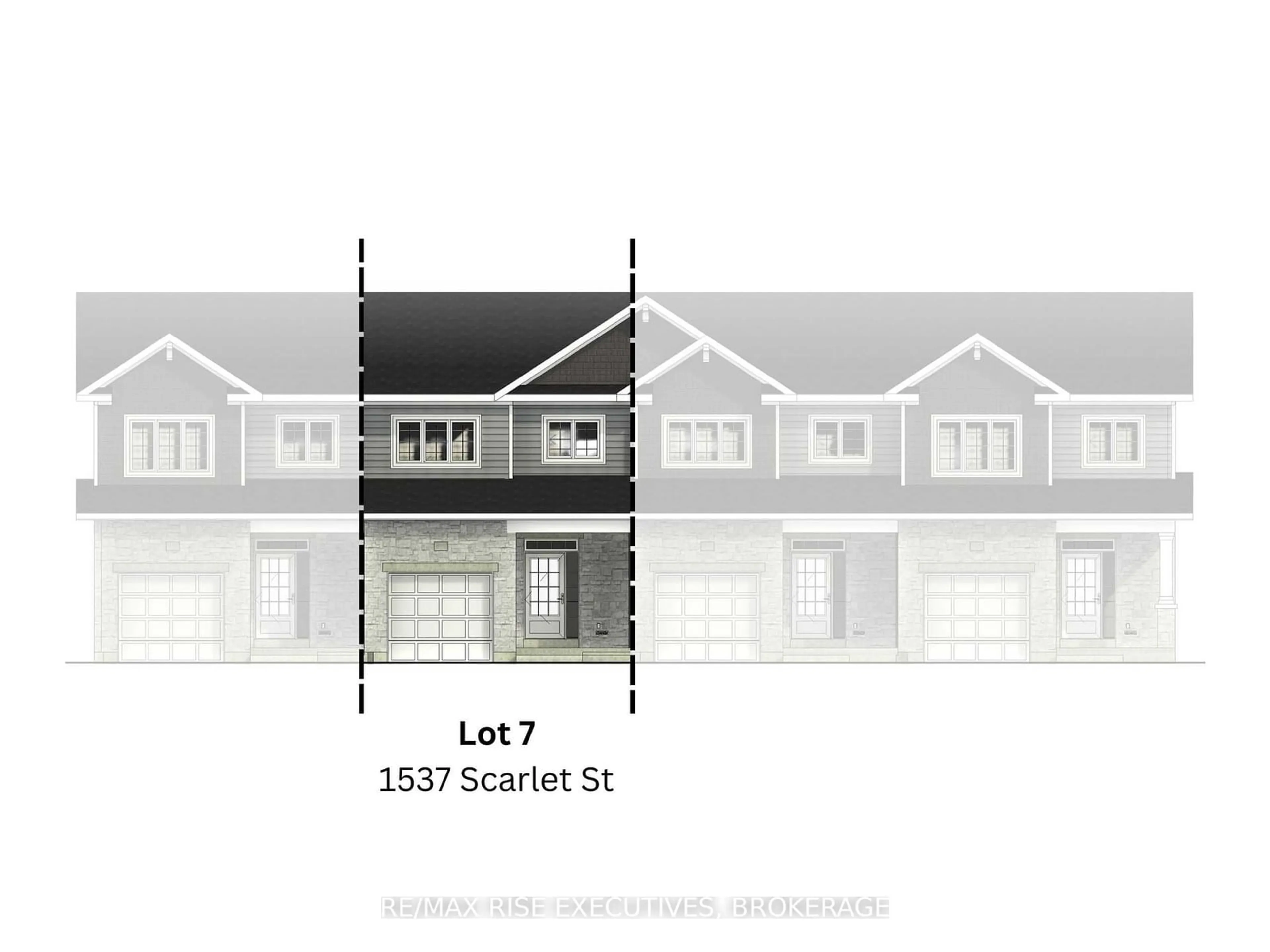 Frontside or backside of a home, the front or back of building for 1537 Scarlet St, Kingston Ontario K7K 0H7