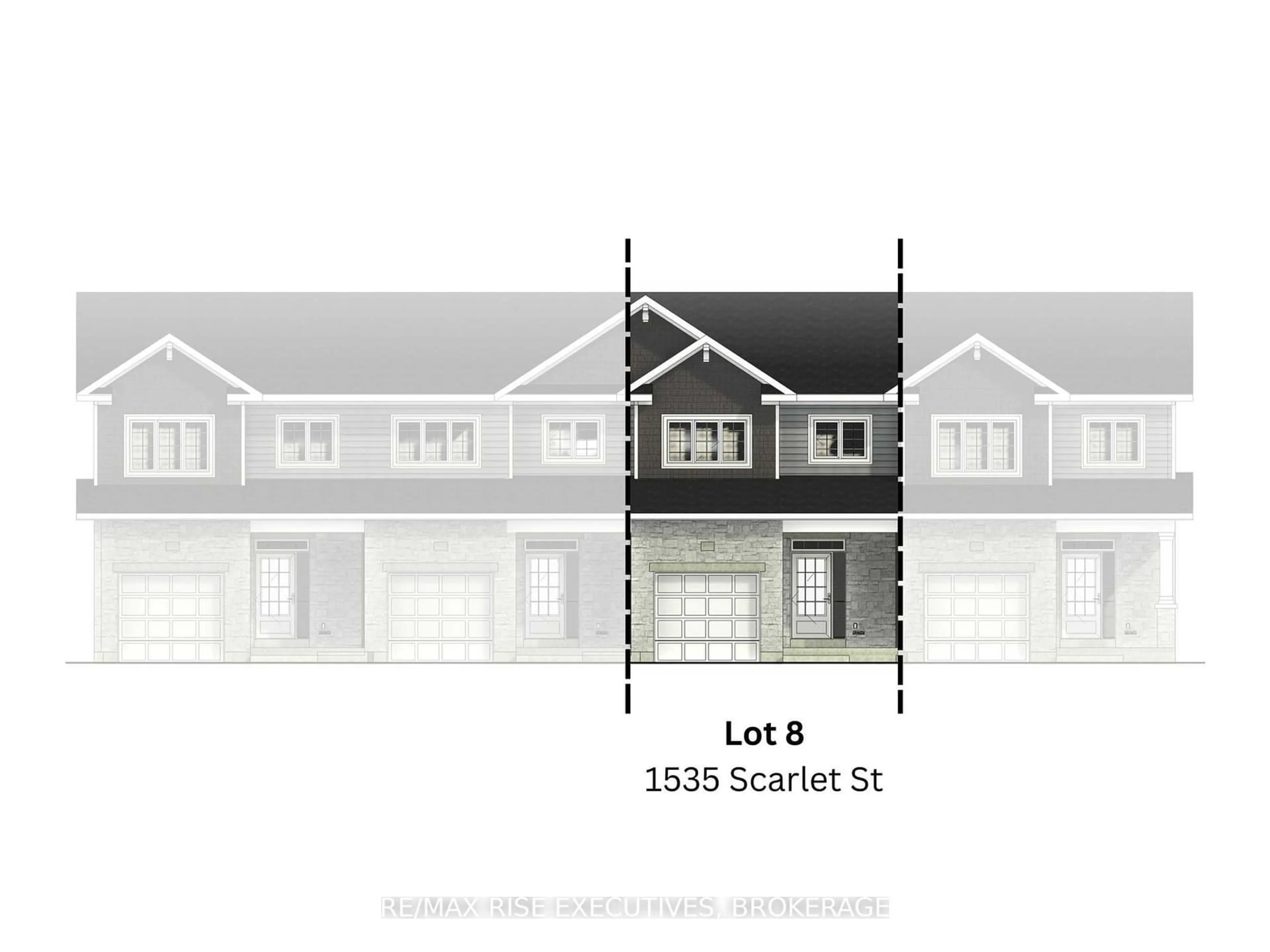 Frontside or backside of a home, the front or back of building for 1535 Scarlet St, Kingston Ontario K7K 0H7