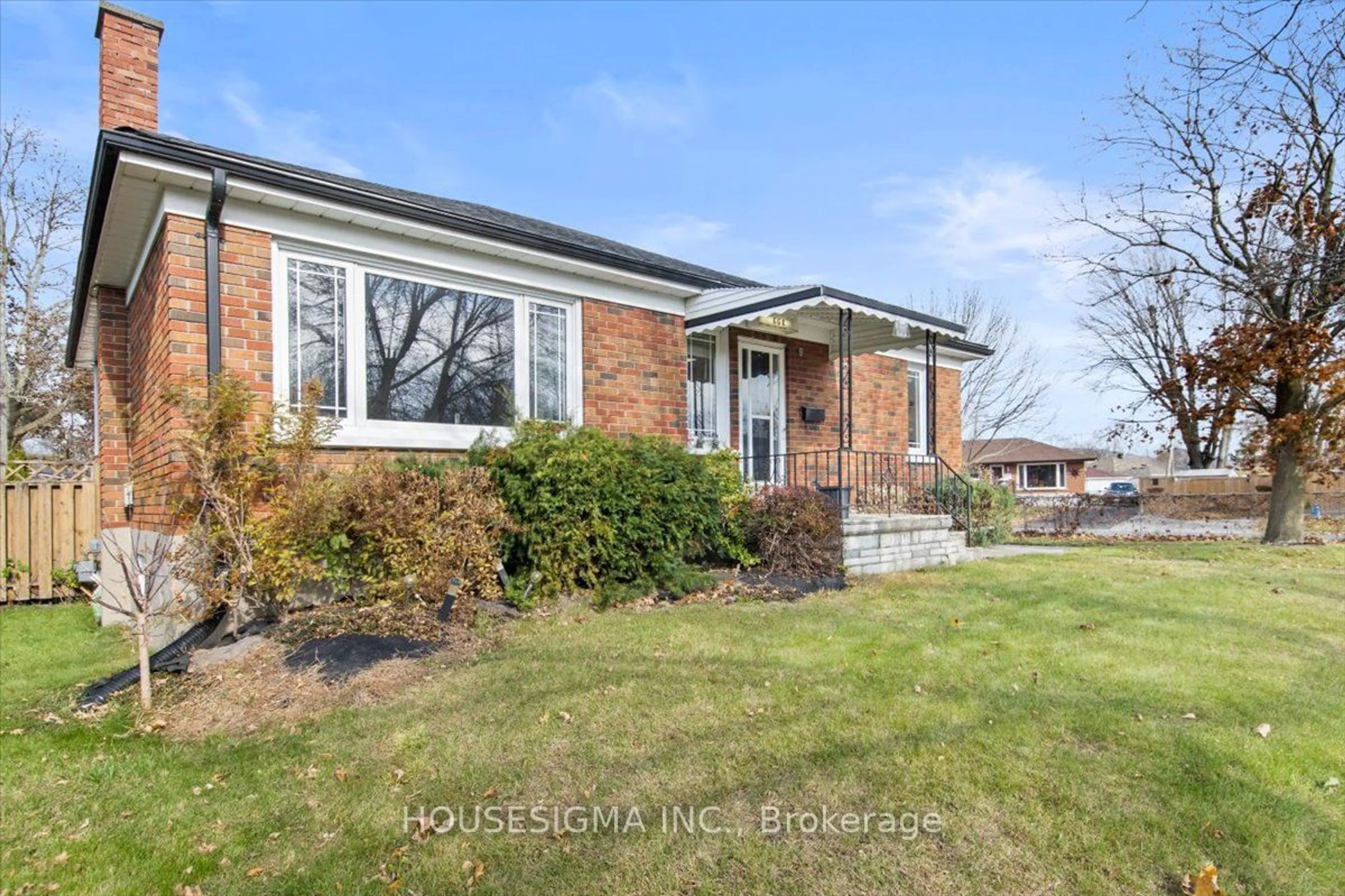 Frontside or backside of a home, the fenced backyard for 664 Crawford Pl, Peterborough Ontario K9J 3X3