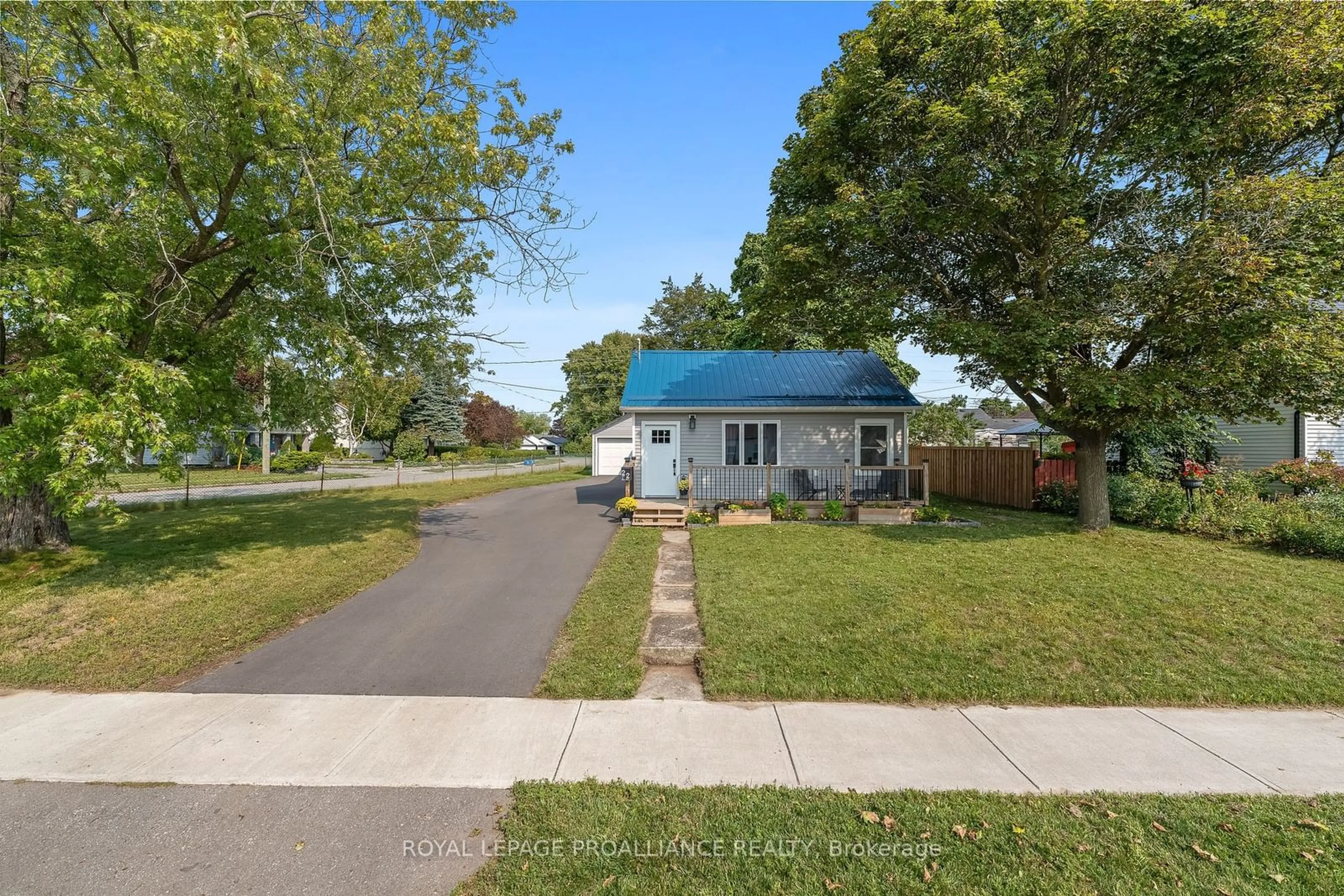 A pic from exterior of the house or condo, the street view for 22 Johnson Rd, Quinte West Ontario K8V 2W6