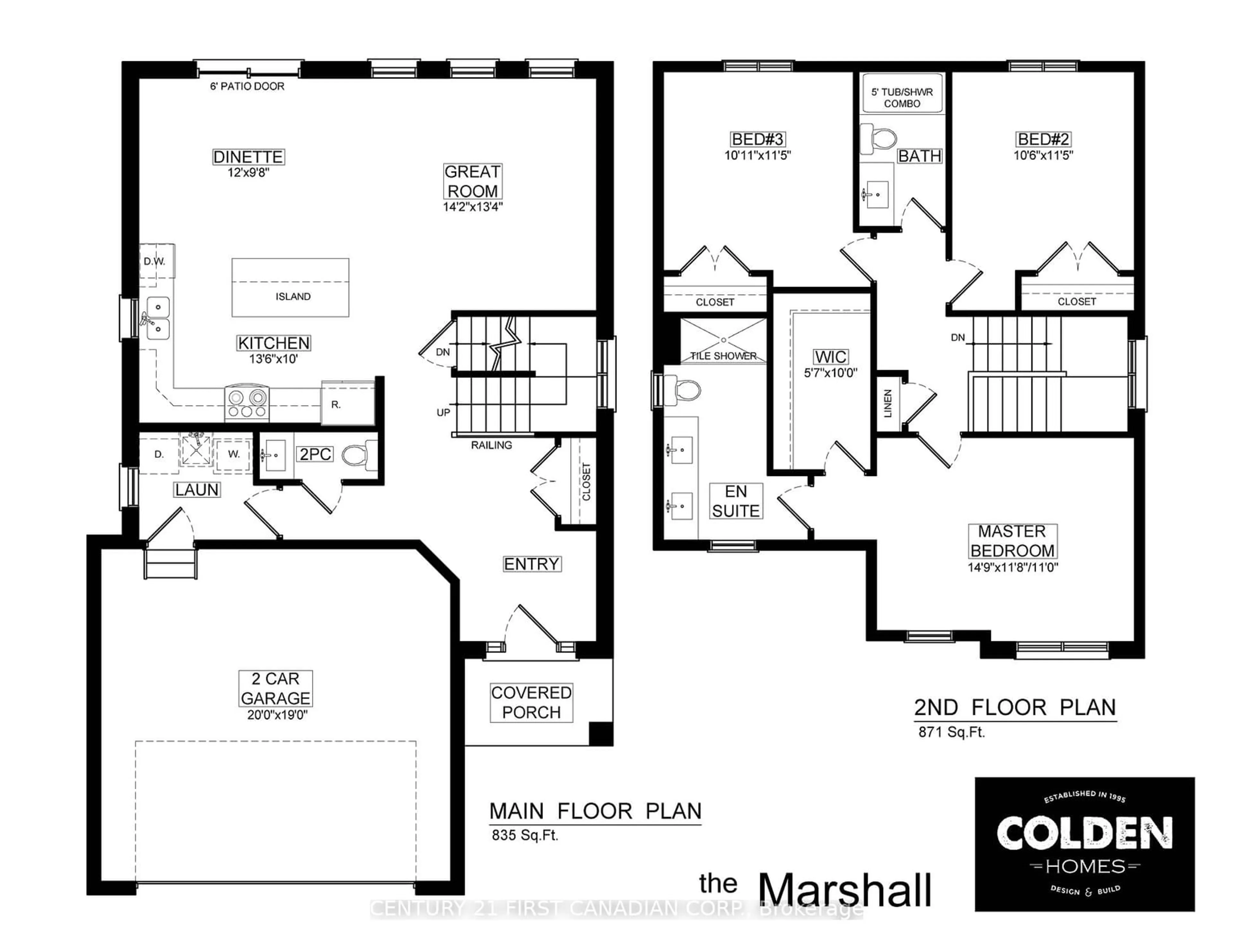 Floor plan for 38 Postma Cres, North Middlesex Ontario N0M 1A0