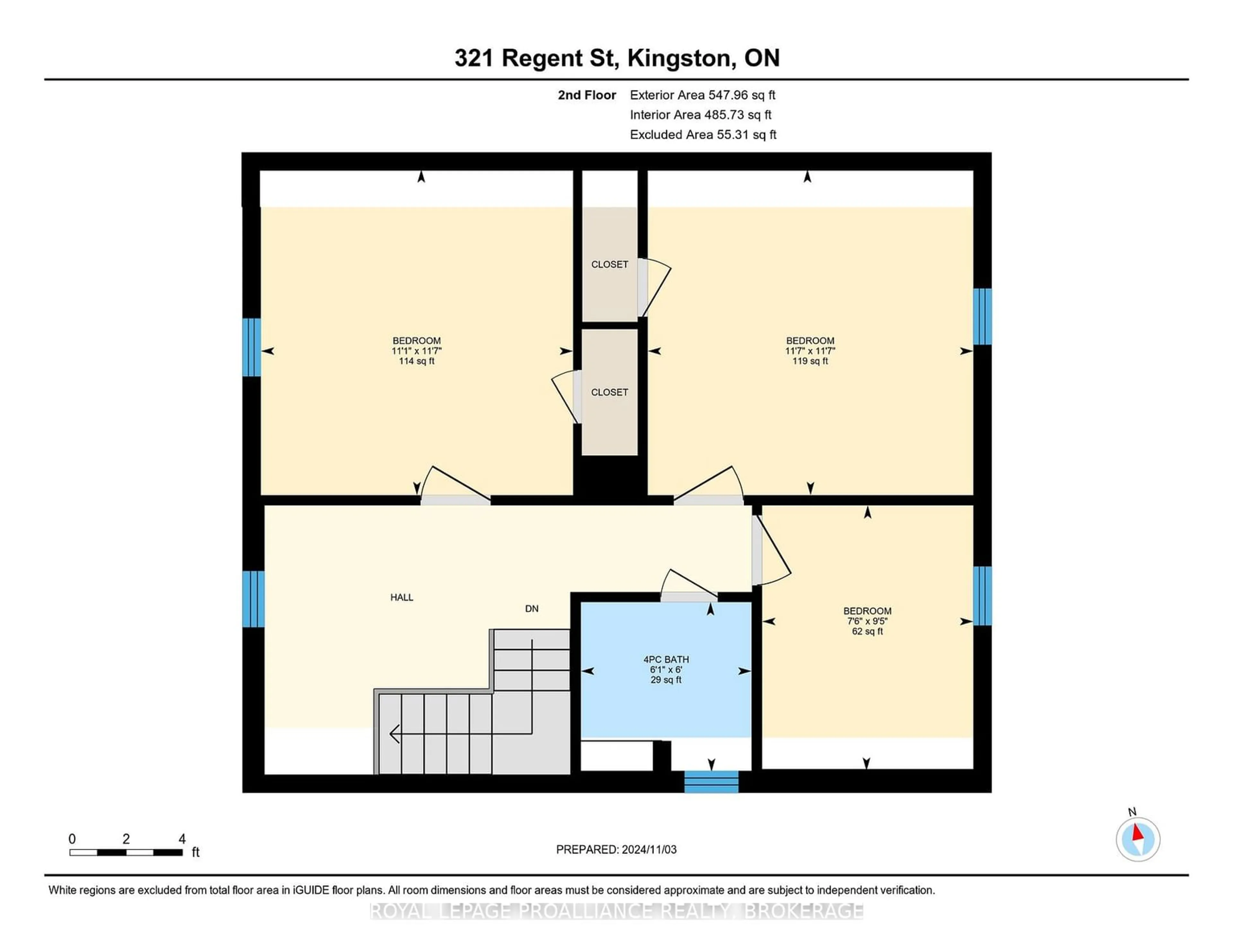 Floor plan for 321 Regent St, Kingston Ontario K7L 4K7