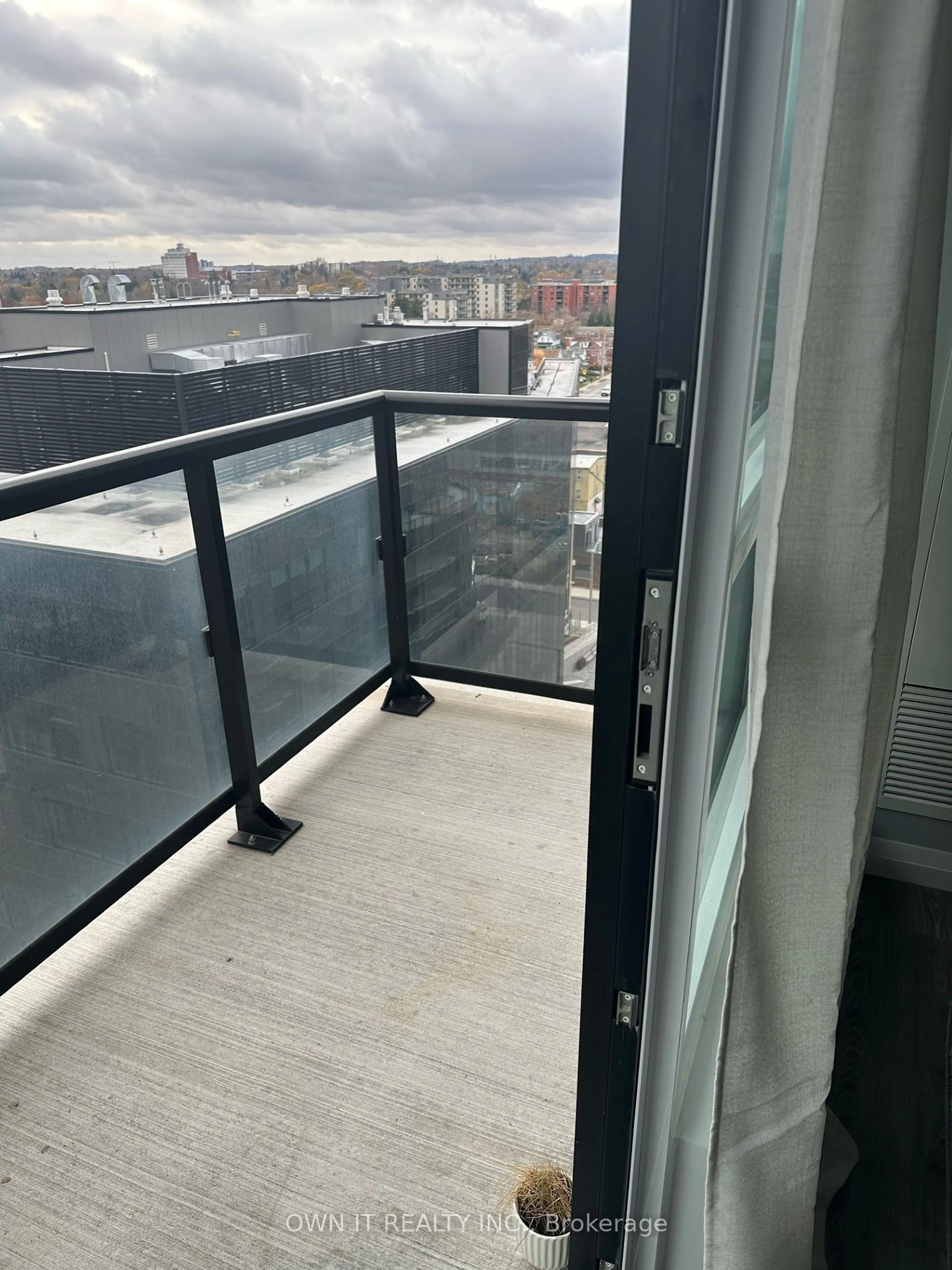 Balcony in the apartment, unknown for 104 Garment St, Kitchener Ontario N2G 0C8