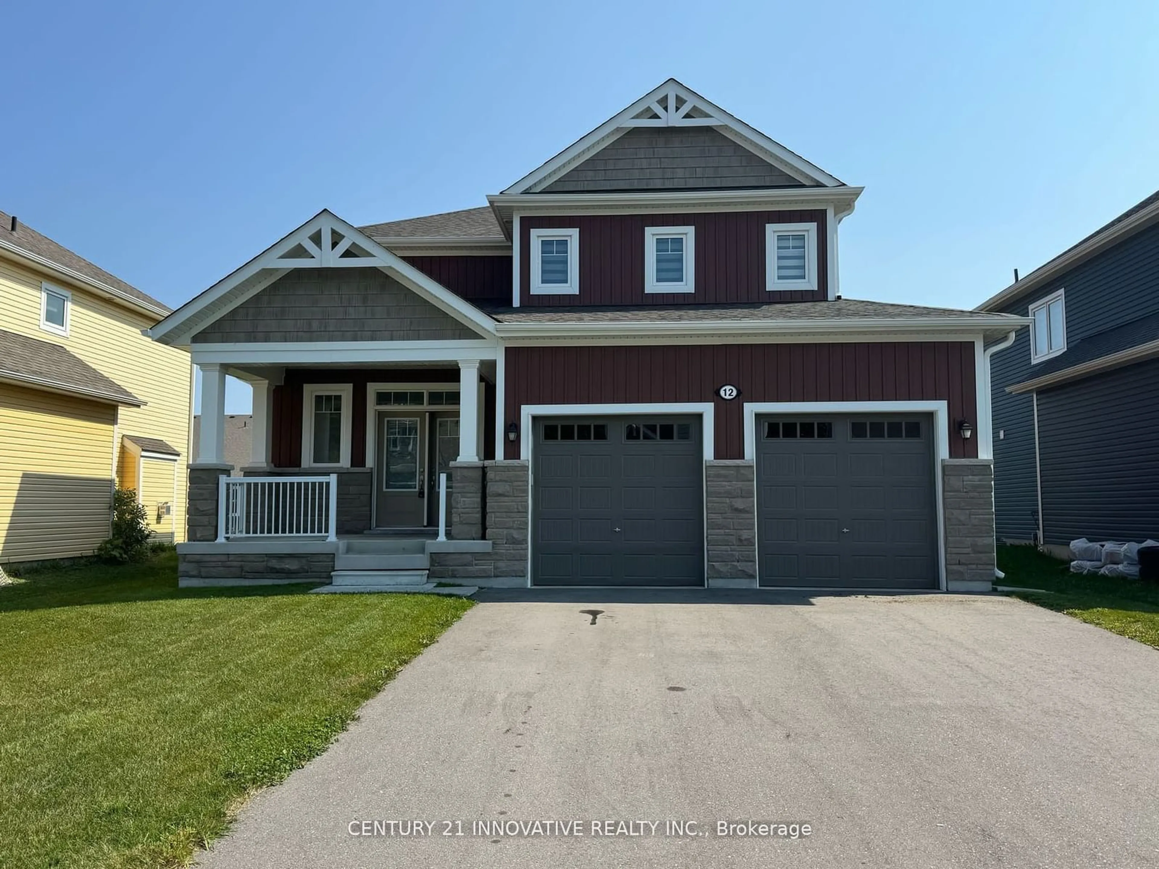 Frontside or backside of a home, the street view for 12 Browning Blvd, Bracebridge Ontario P1L 0G2