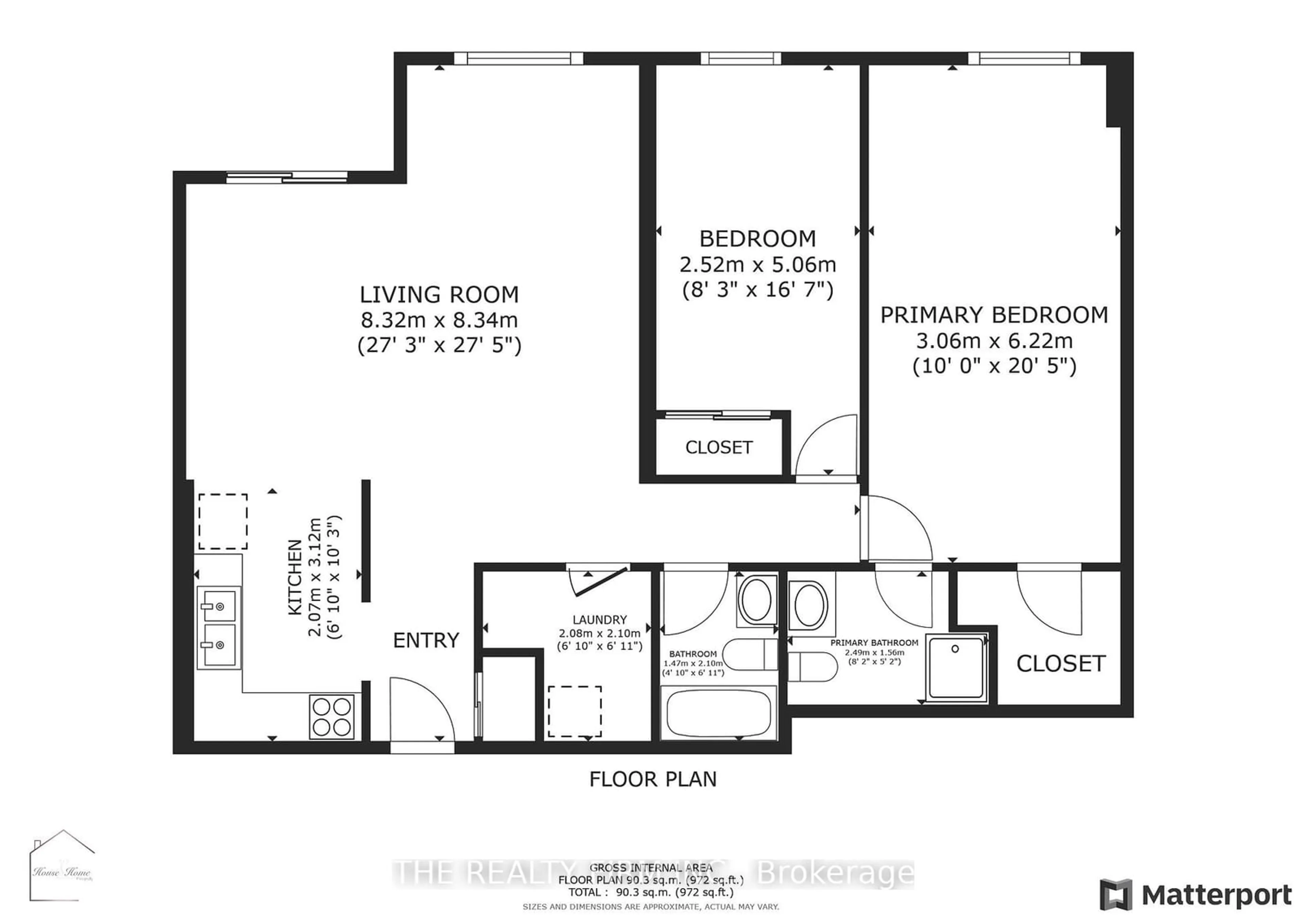 Floor plan for 30 Chapman Crt #506, London Ontario N6G 4Y4