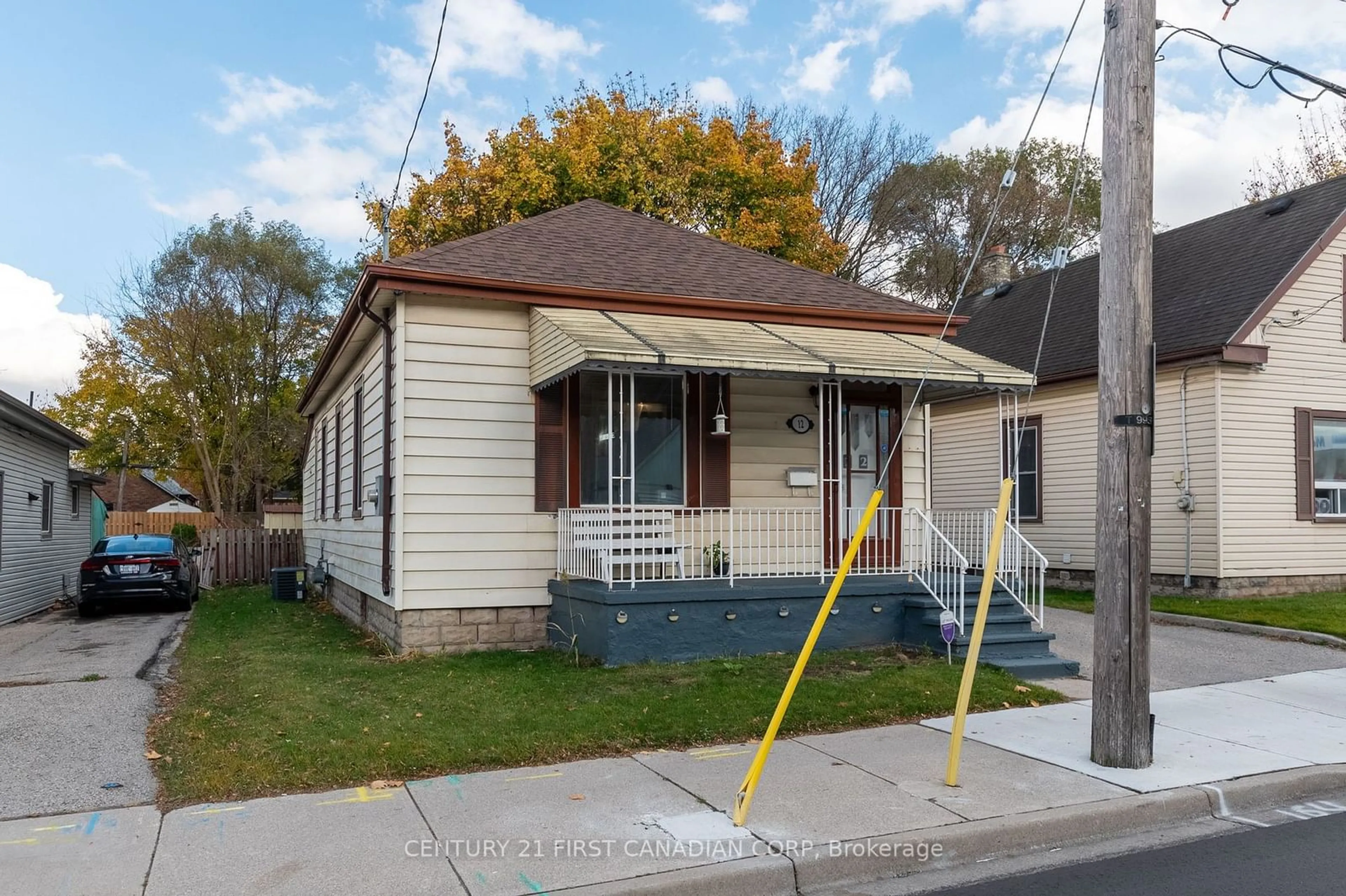 Frontside or backside of a home, the street view for 12 Adelaide St, London Ontario N5Z 3J8