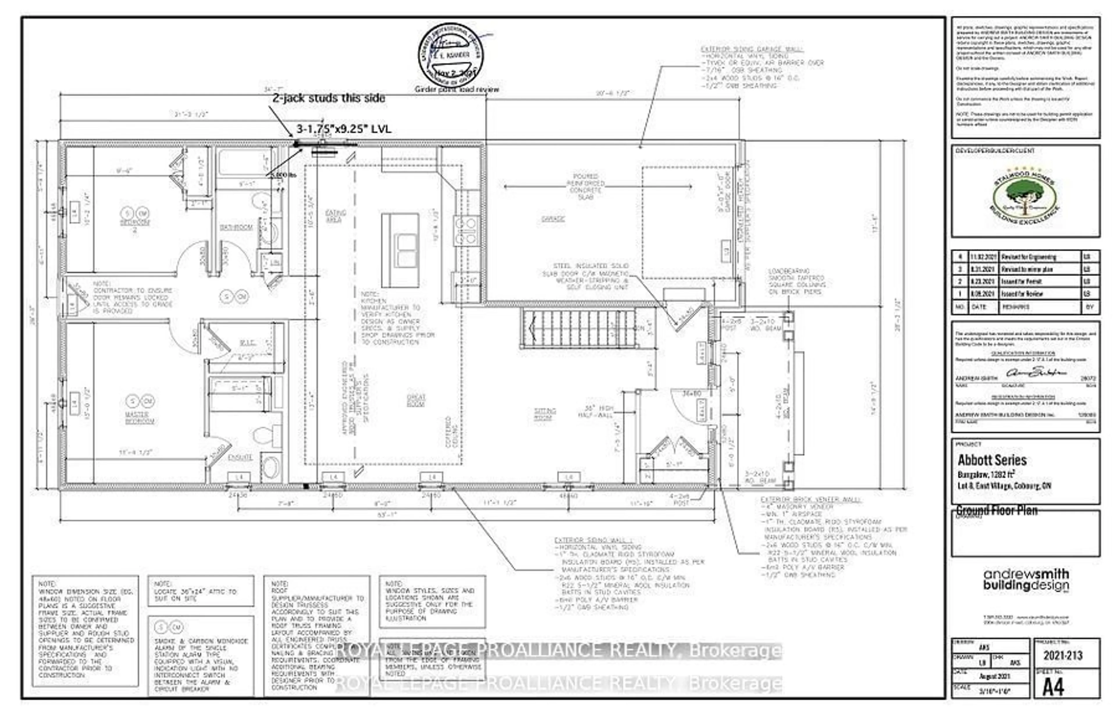 Floor plan for 473 Joseph Gale St, Cobourg Ontario K9A 3N3