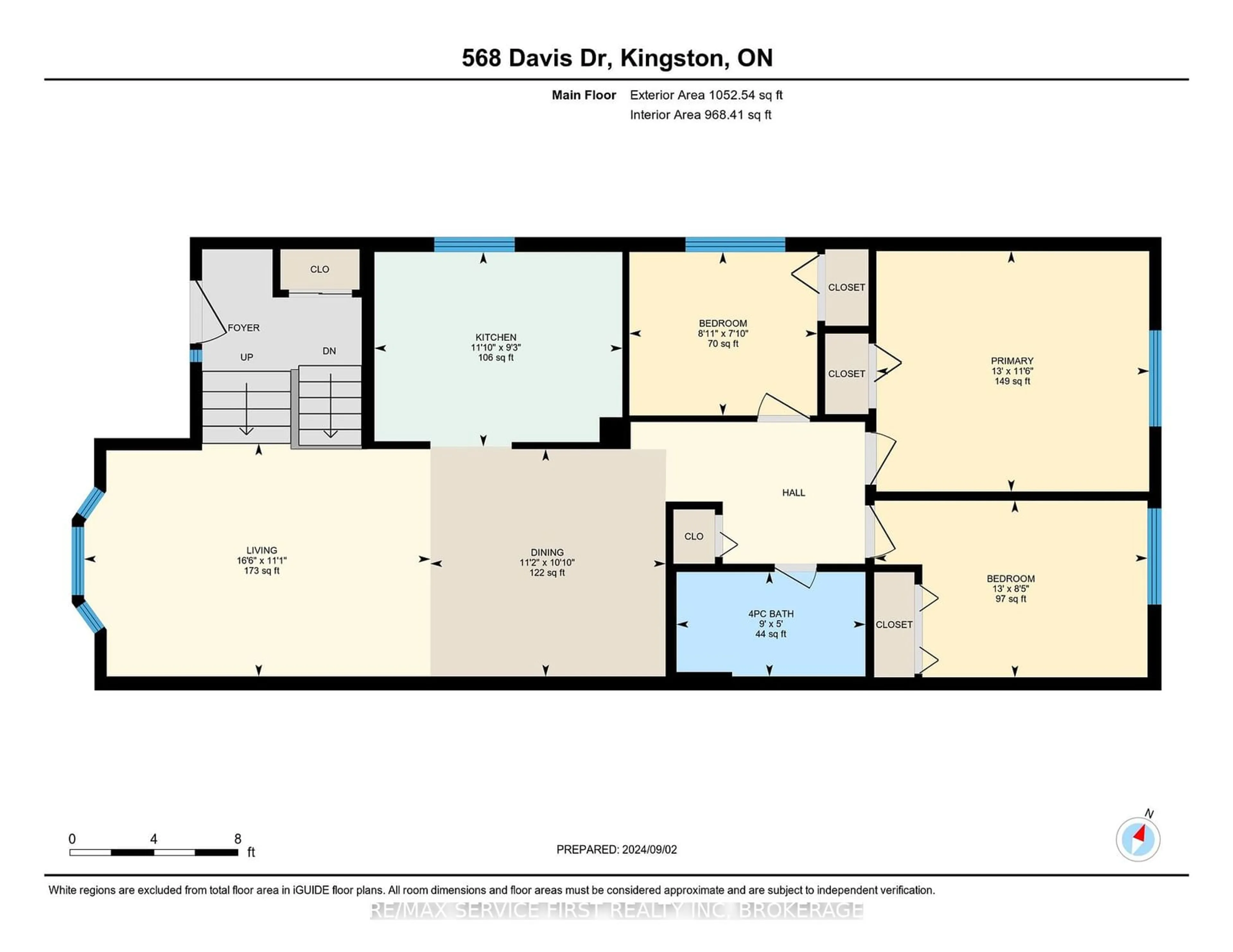 Floor plan for 568 Davis Dr, Kingston Ontario K7M 7Y2