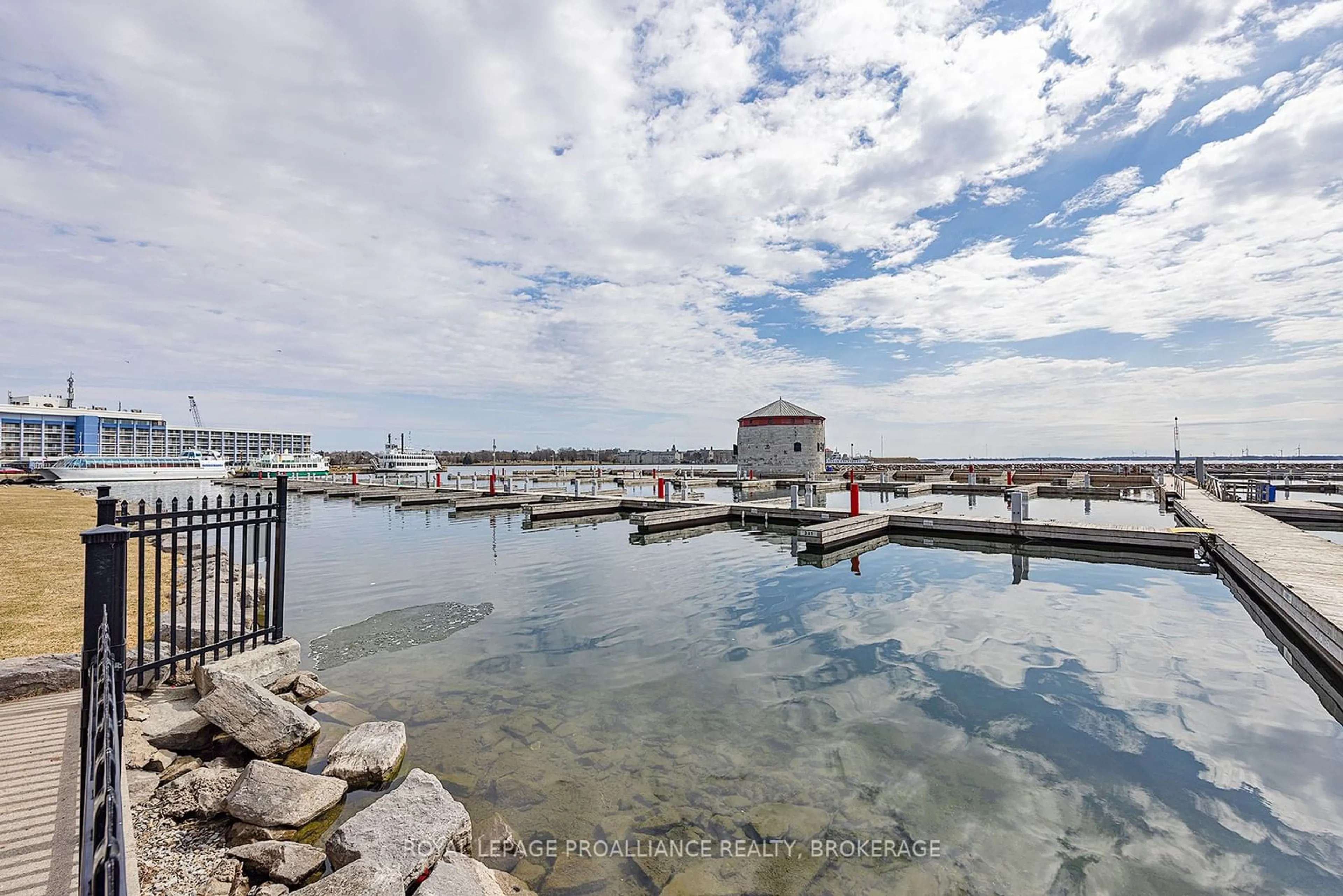 A pic from exterior of the house or condo, the view of lake or river for 185 Ontario St #1005, Kingston Ontario K7L 2Y7