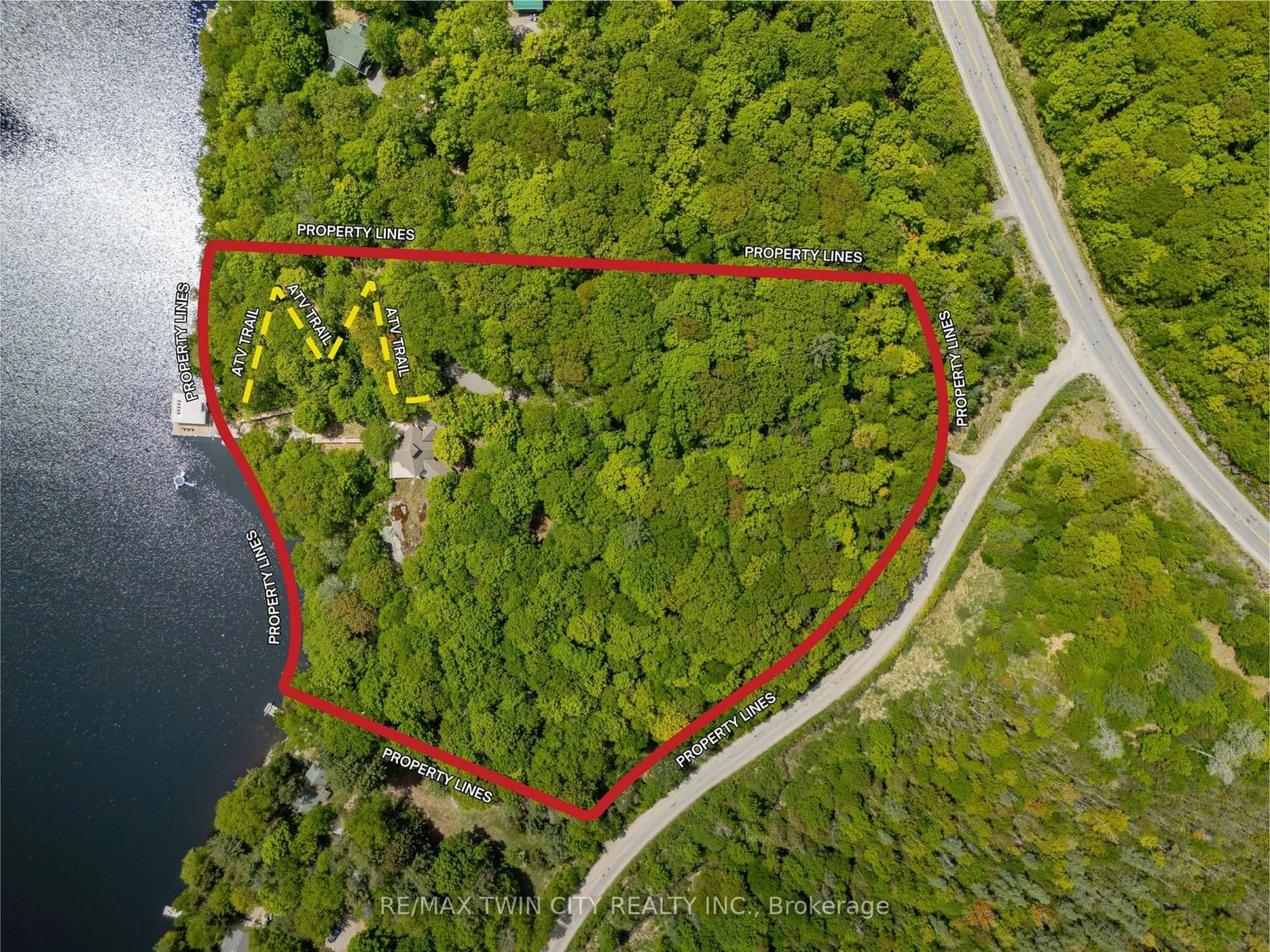 Picture of a map for 1010 North Dr, Muskoka Lakes Ontario P0B 1G0