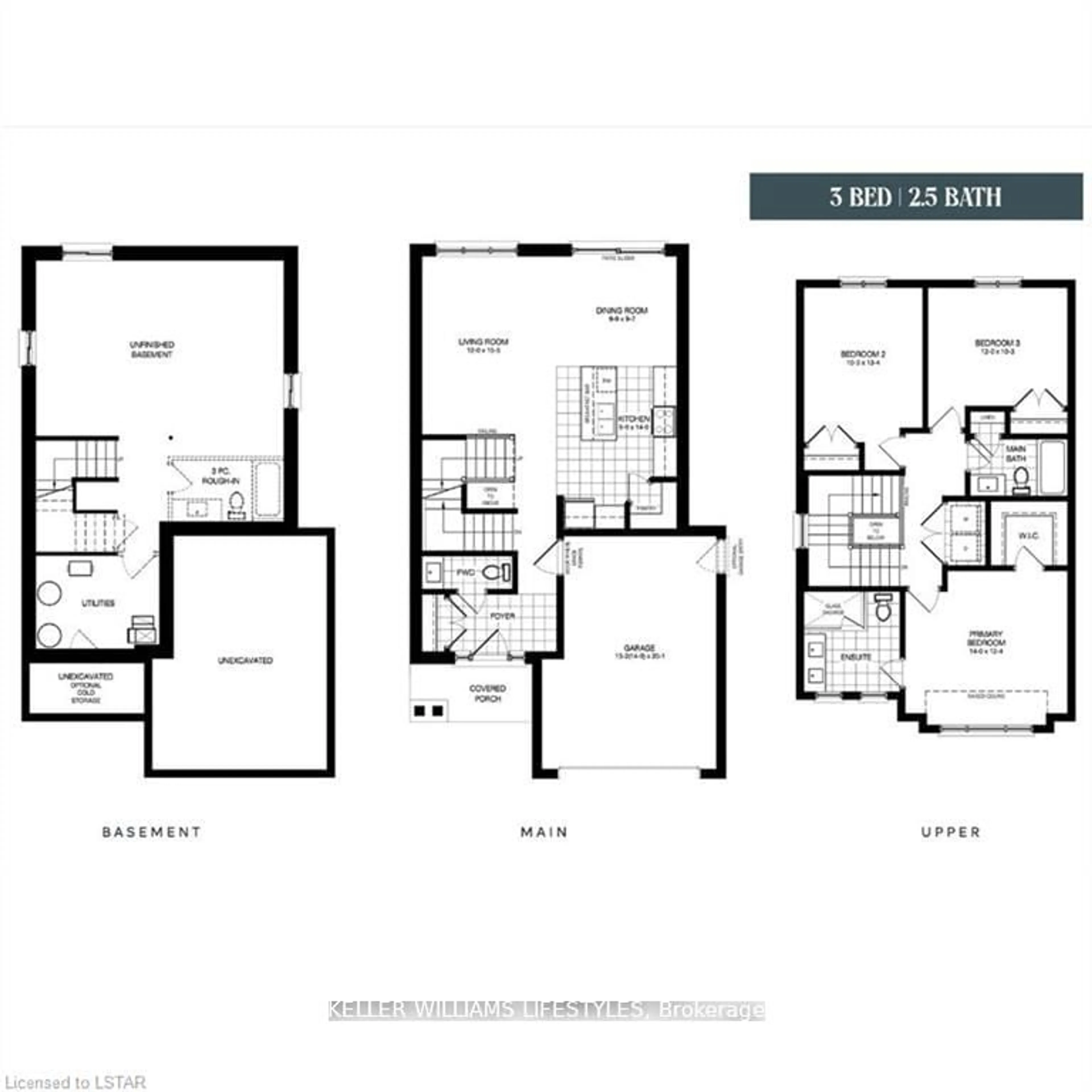 Floor plan for 4348 LISMER Lane, London Ontario N6L 0A5