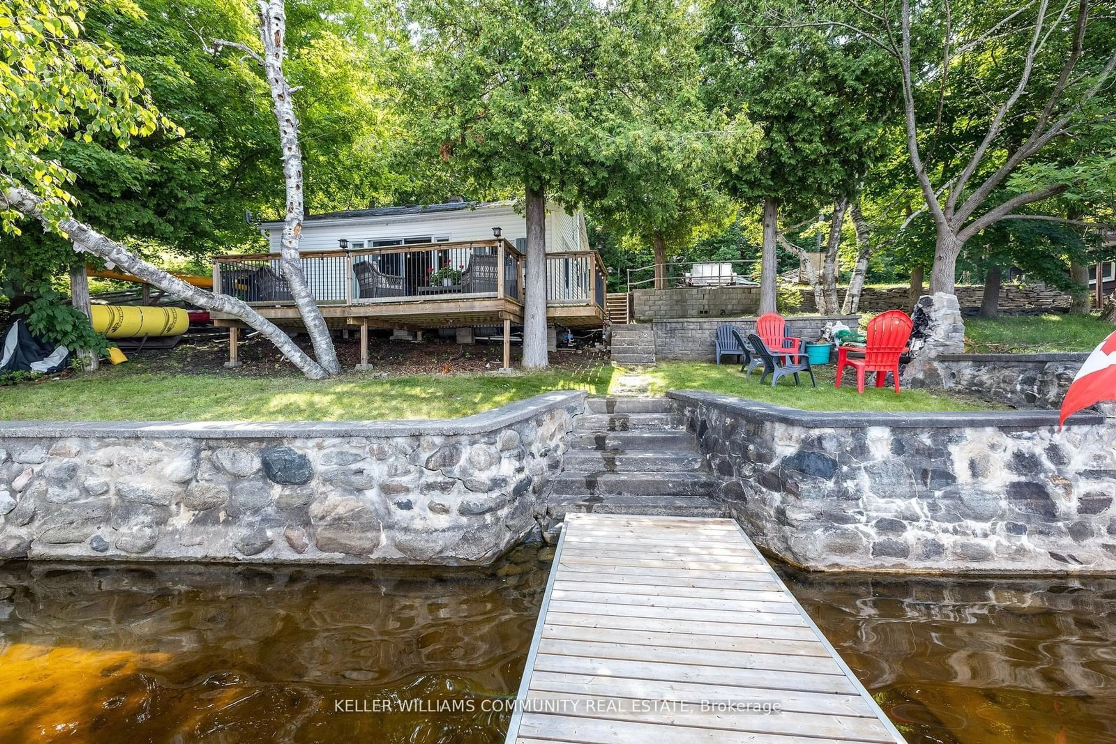 Patio, cottage for 206 Blakely Lane, Madoc Ontario K0K 2K0