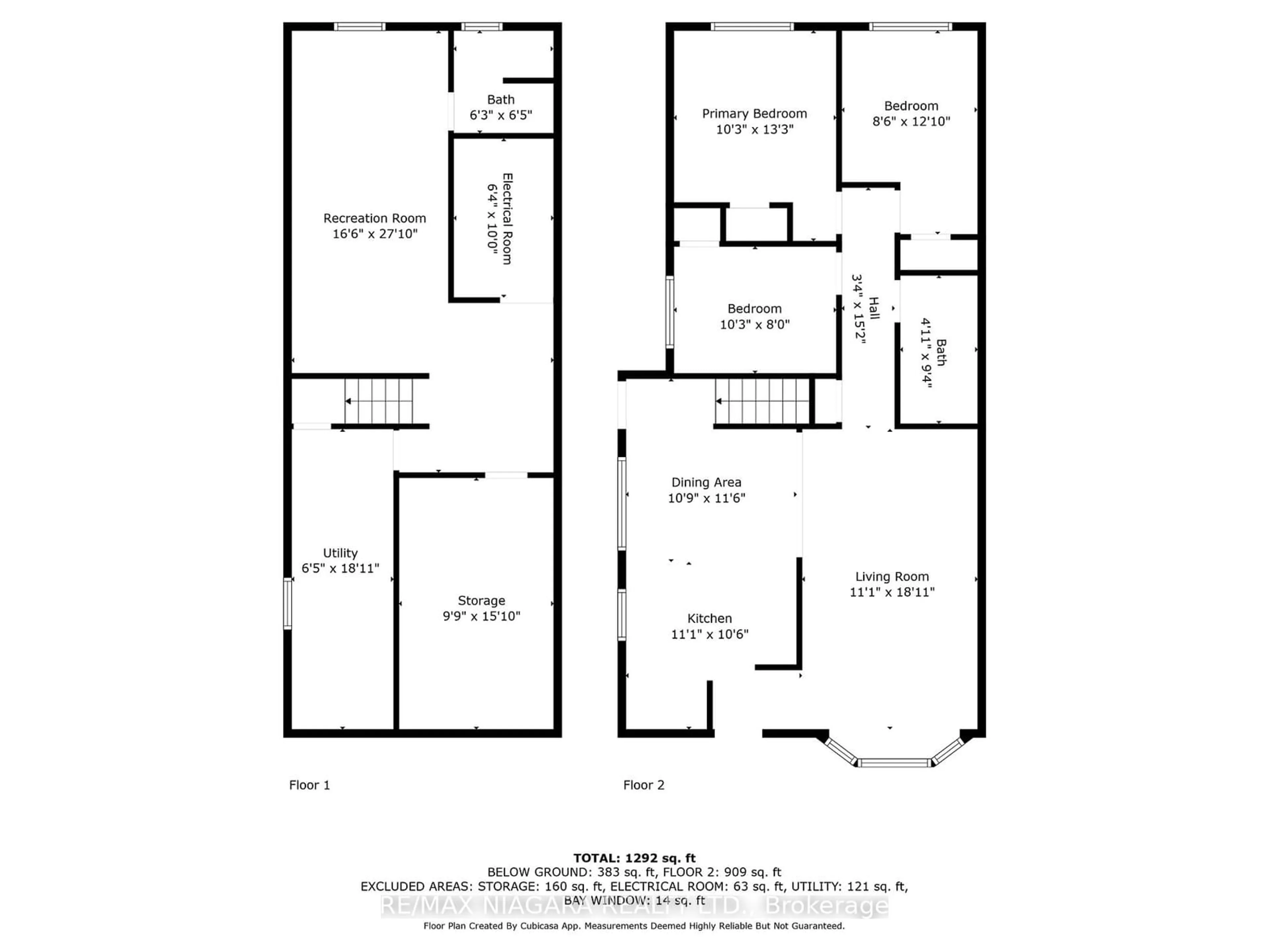 Floor plan for 192 Dorchester Blvd, St. Catharines Ontario L2M 6C1