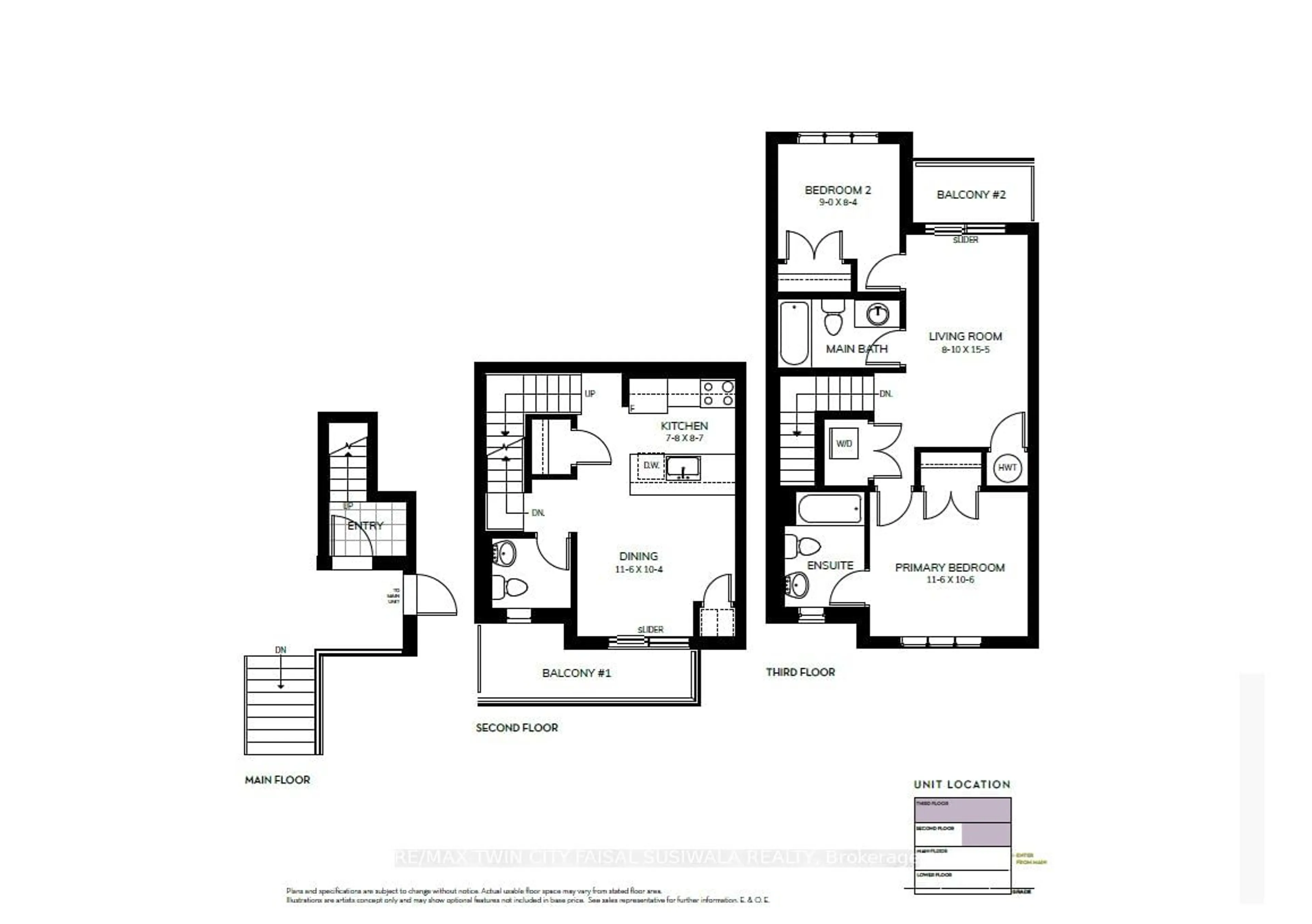 Floor plan for 410 Northfield Dr #B12, Waterloo Ontario N2L 0A6