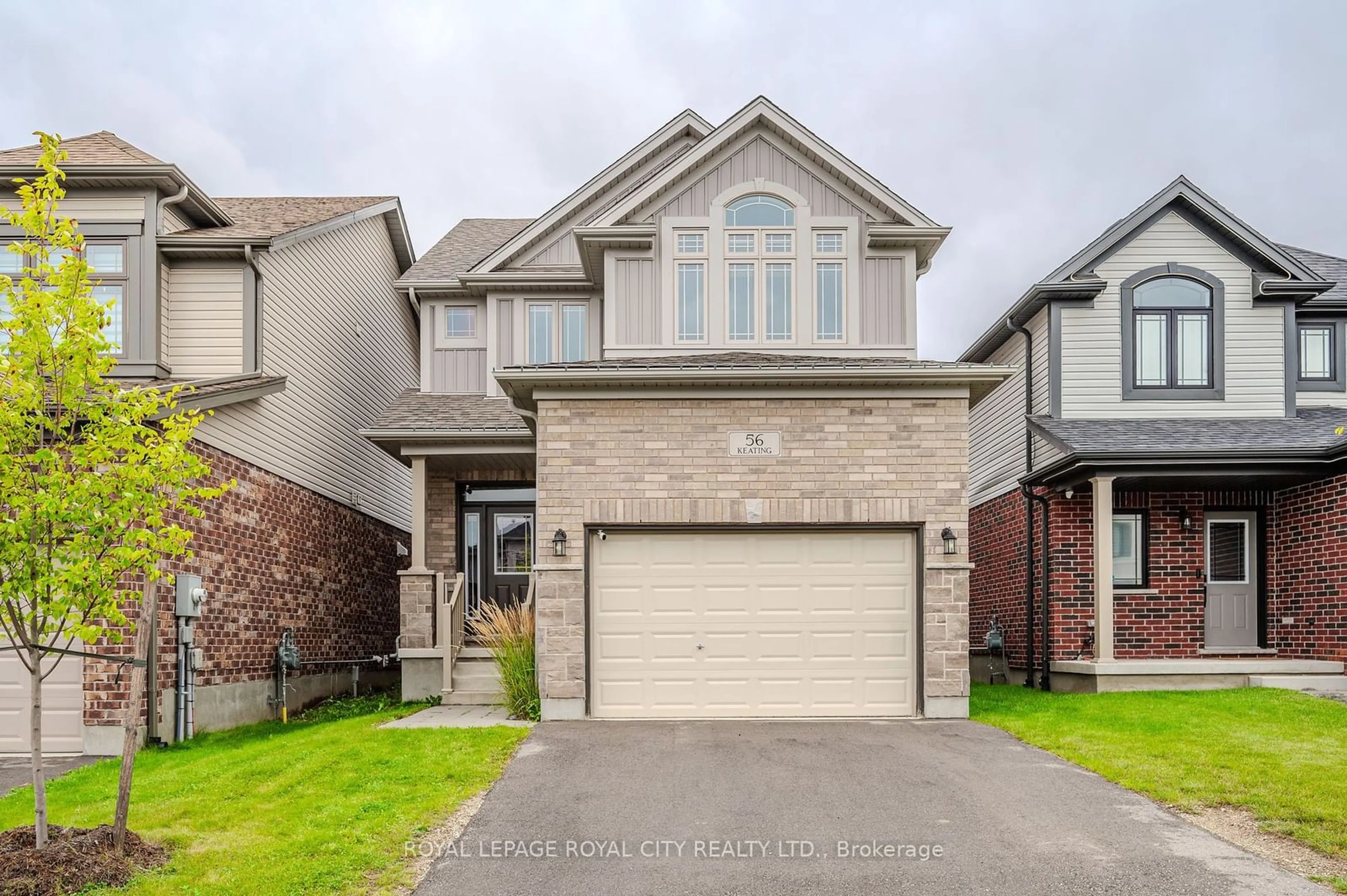 Frontside or backside of a home, the street view for 56 Keating St, Guelph Ontario N1E 0S1