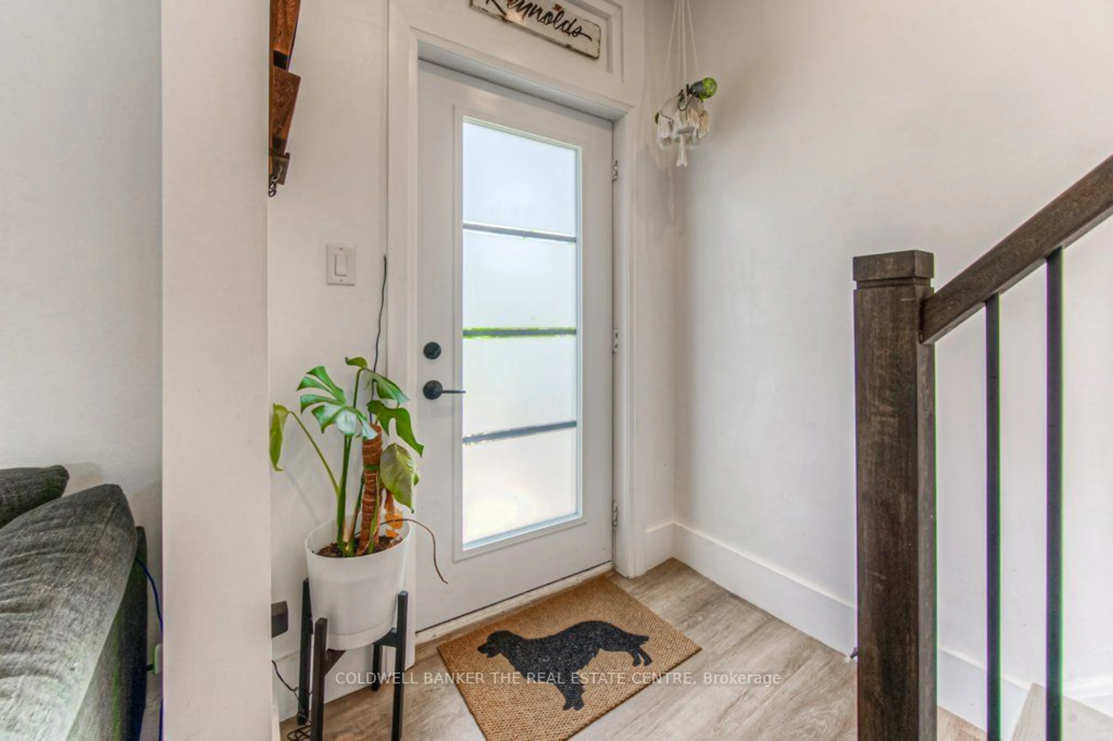 Indoor entryway, wood floors for 344 Emerald St, Hamilton Ontario L8L 5L4