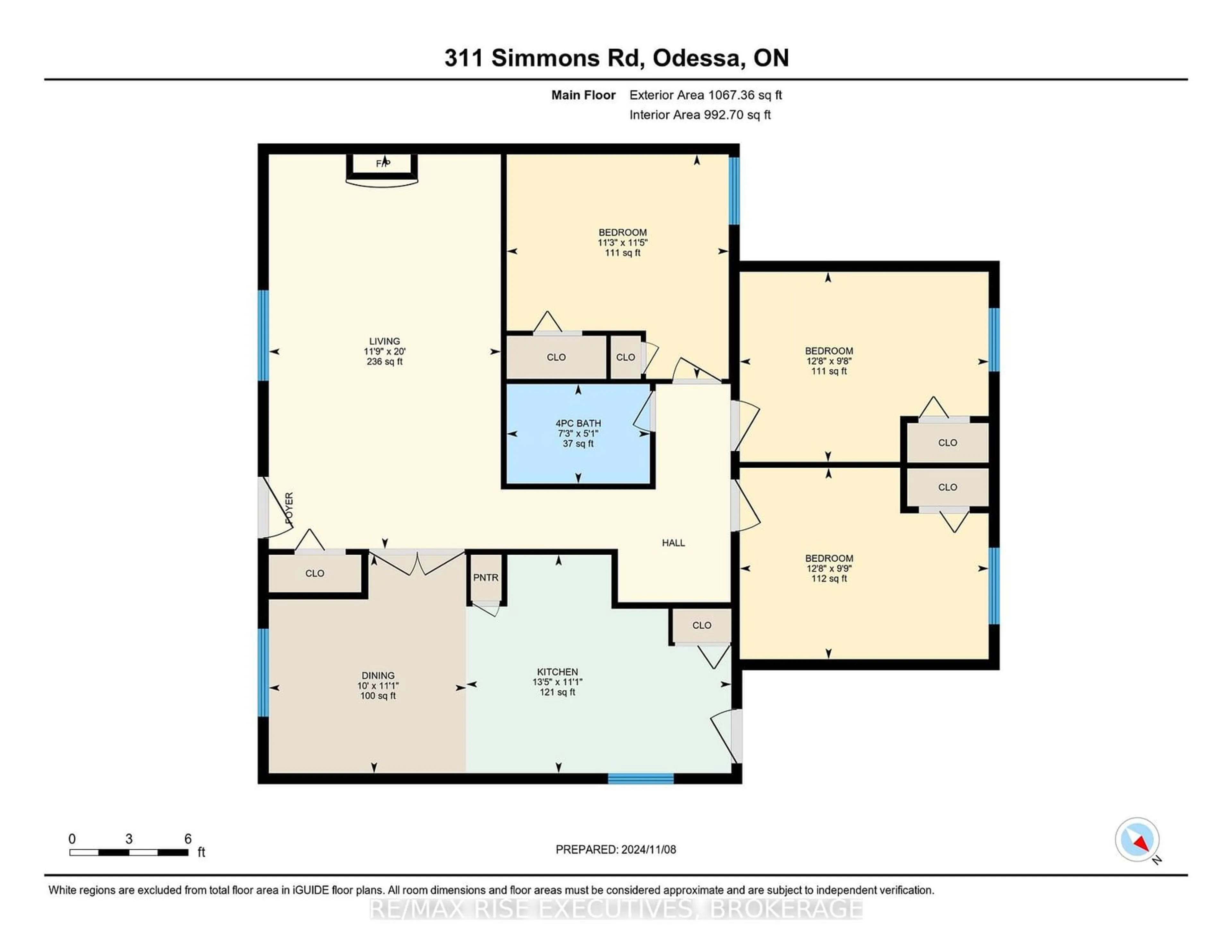 Floor plan for 311 Simmons Rd, Loyalist Ontario K0H 2H0